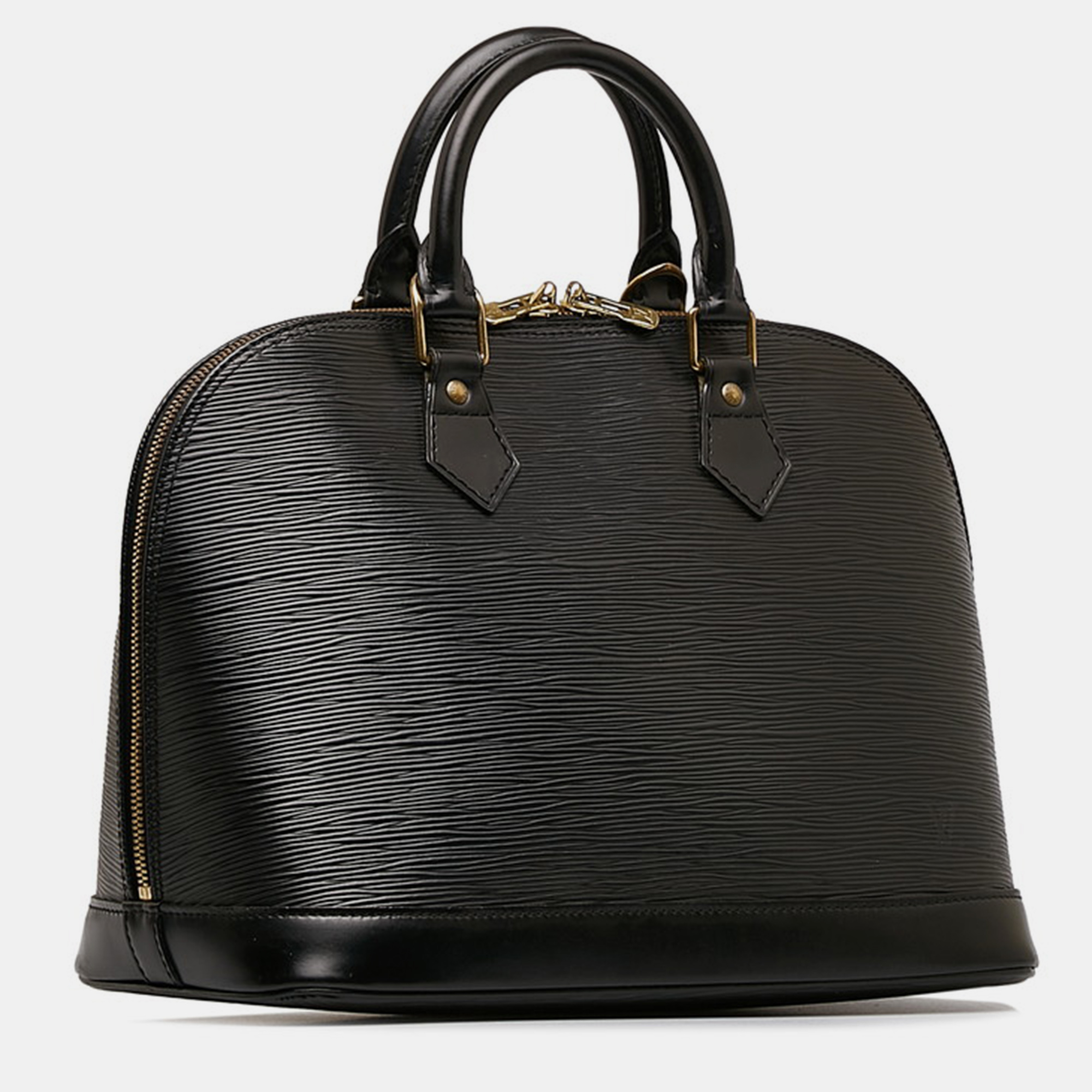 

Louis Vuitton Black Leather Epi Alma PM Handbag