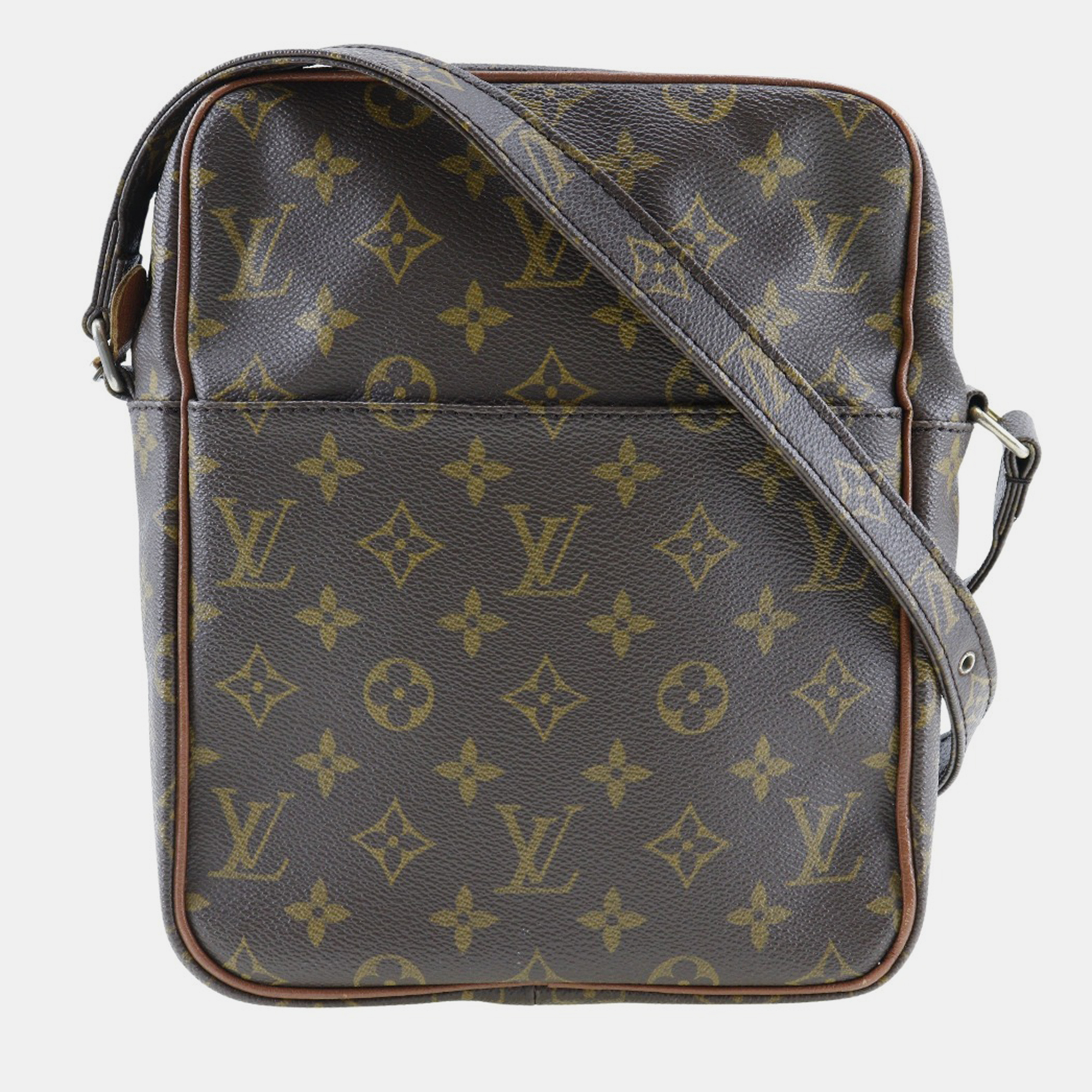 Pre-owned Louis Vuitton Brown Canvas Monogram Danube Crossbody Bag