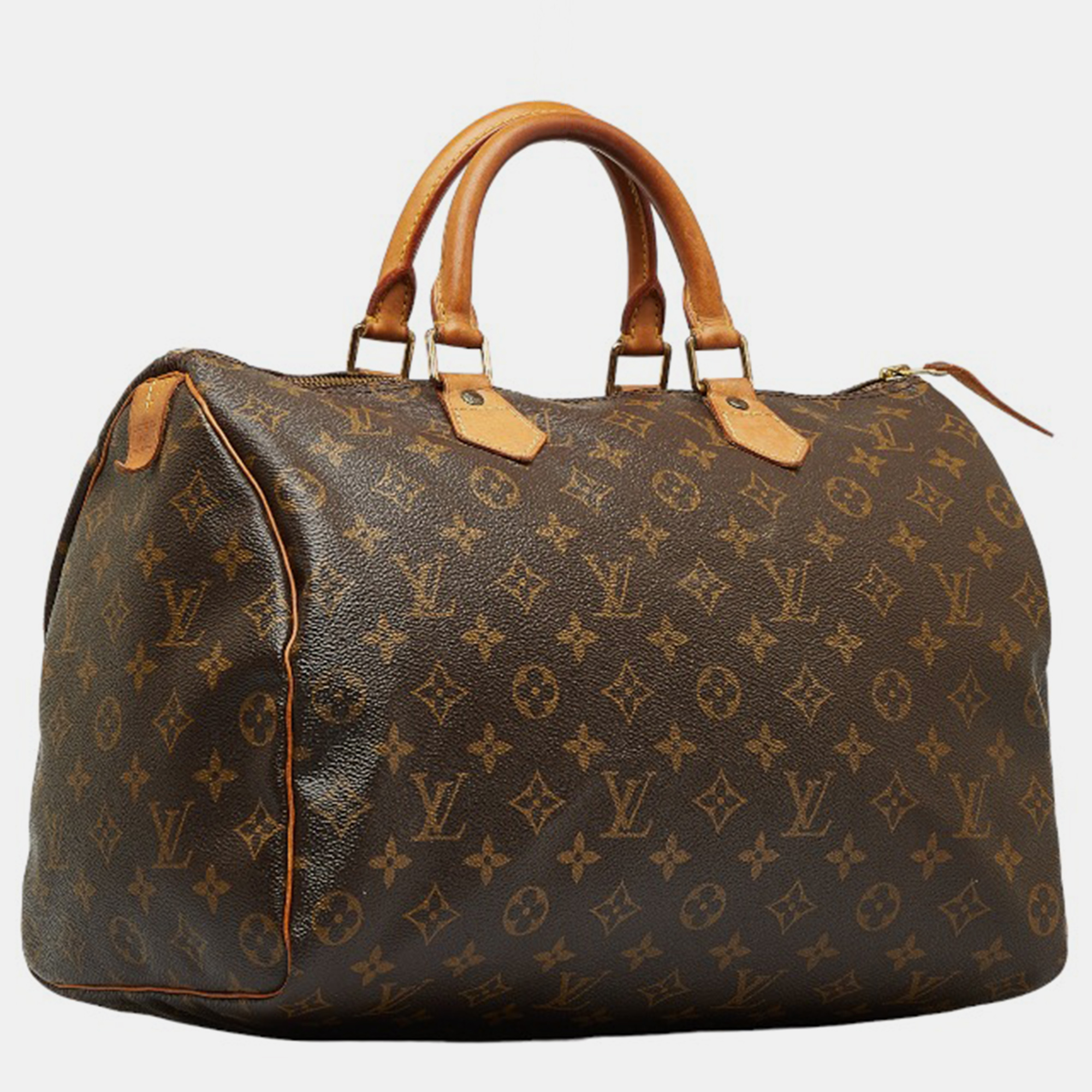

Louis Vuitton Brown Canvas Monogram Speedy 35 Handbag