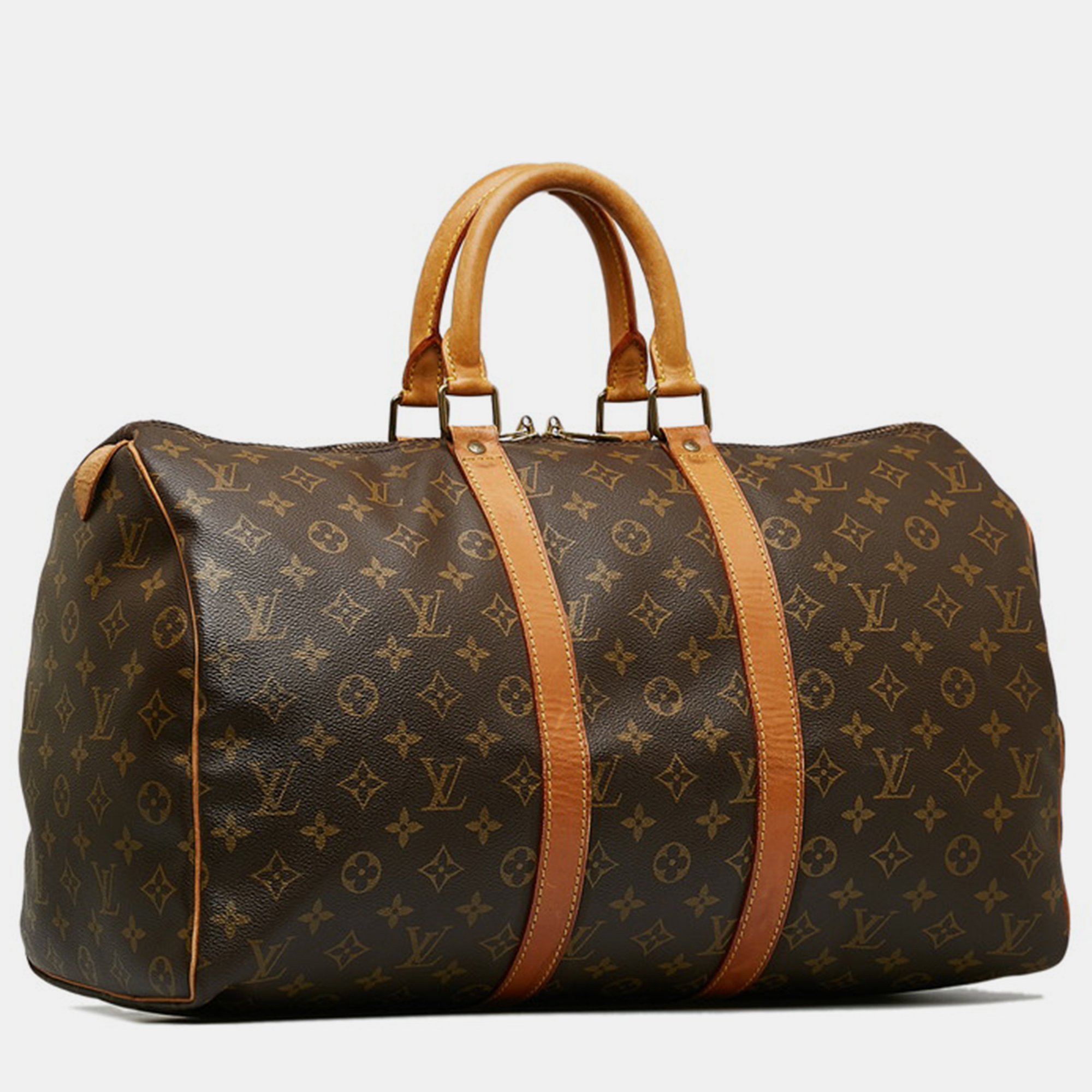 

Louis Vuitton Brown Canvas Monogram Keepall 45 Travel Bag