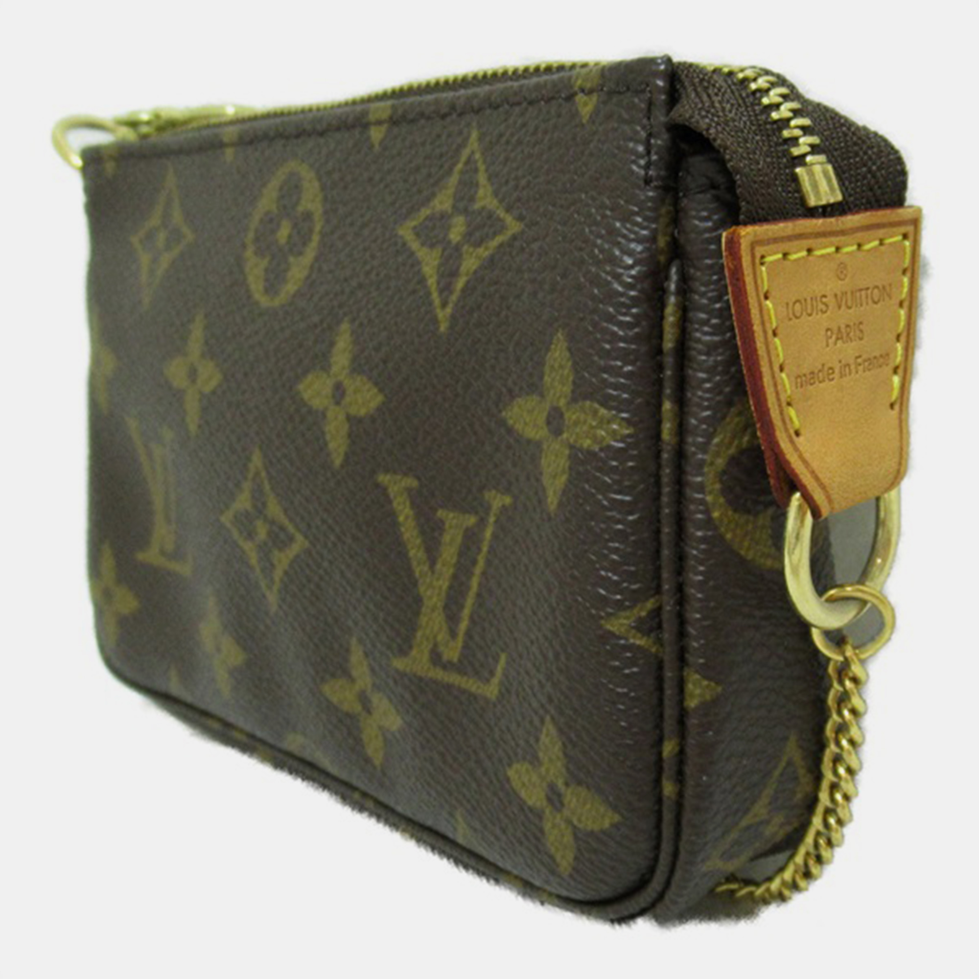 

Louis Vuitton Brown Canvas Monogram Mini Pochette Accessoires Bag