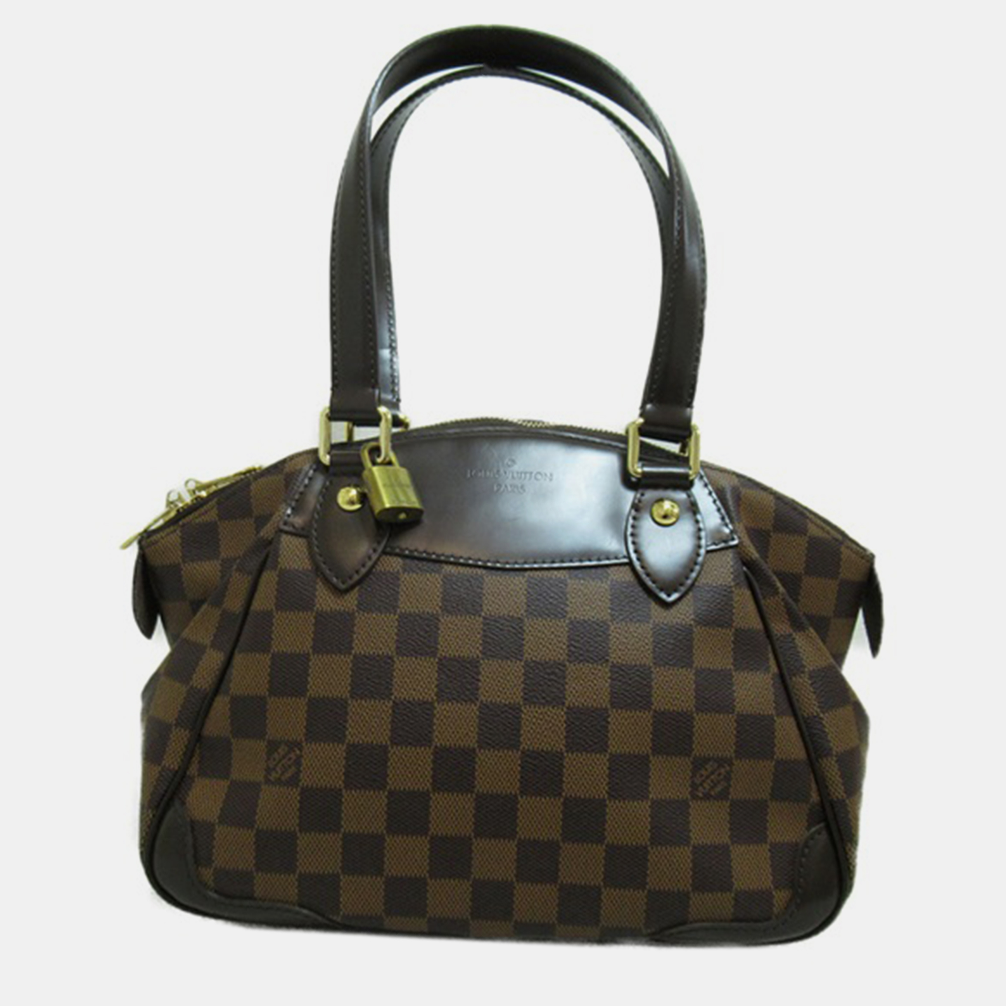 

Louis Vuitton Brown Canvas Damier Ebene Verona PM Shoulder Bag