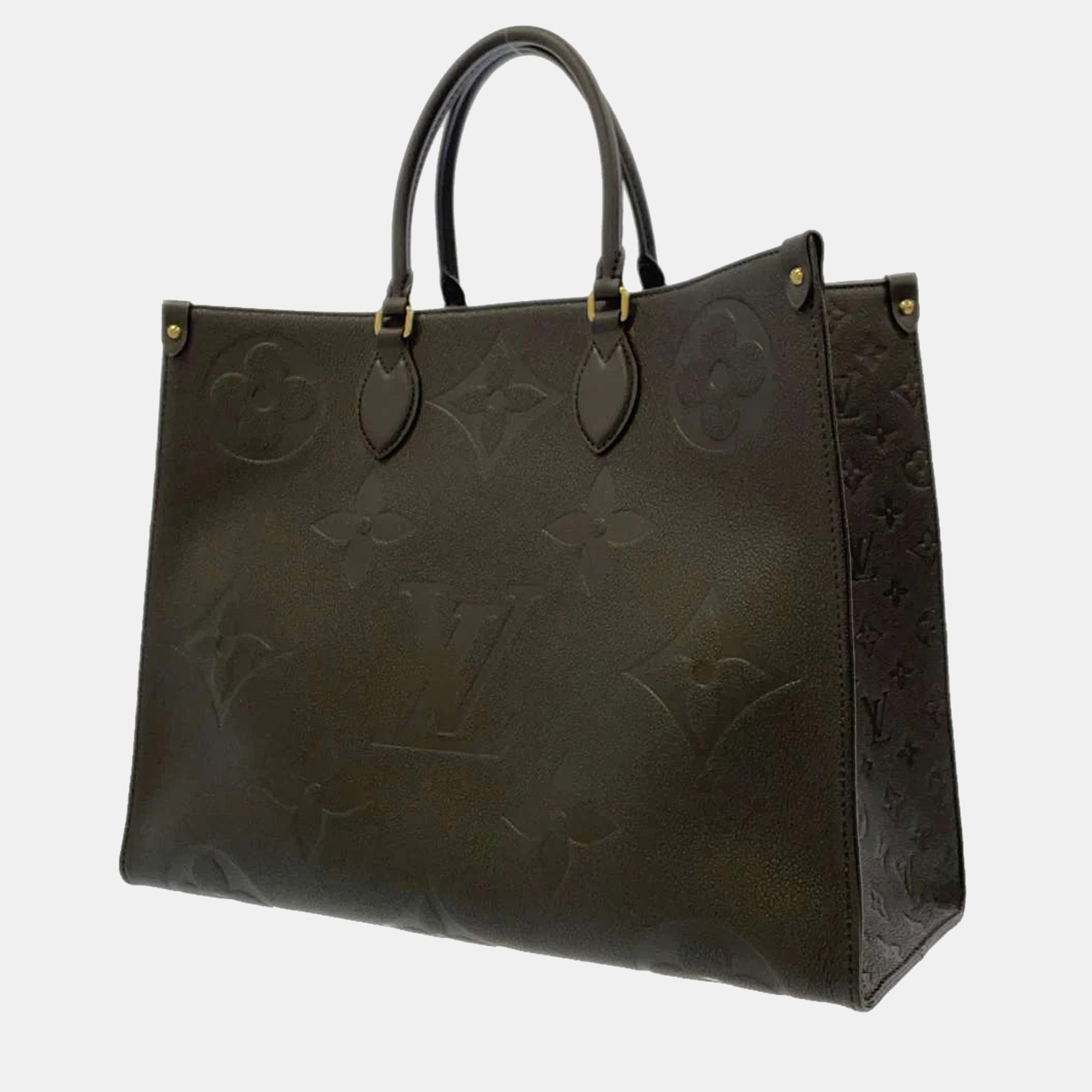 

Louis Vuitton Black Monogram Empreinte Leather Onthego GM Tote Bag
