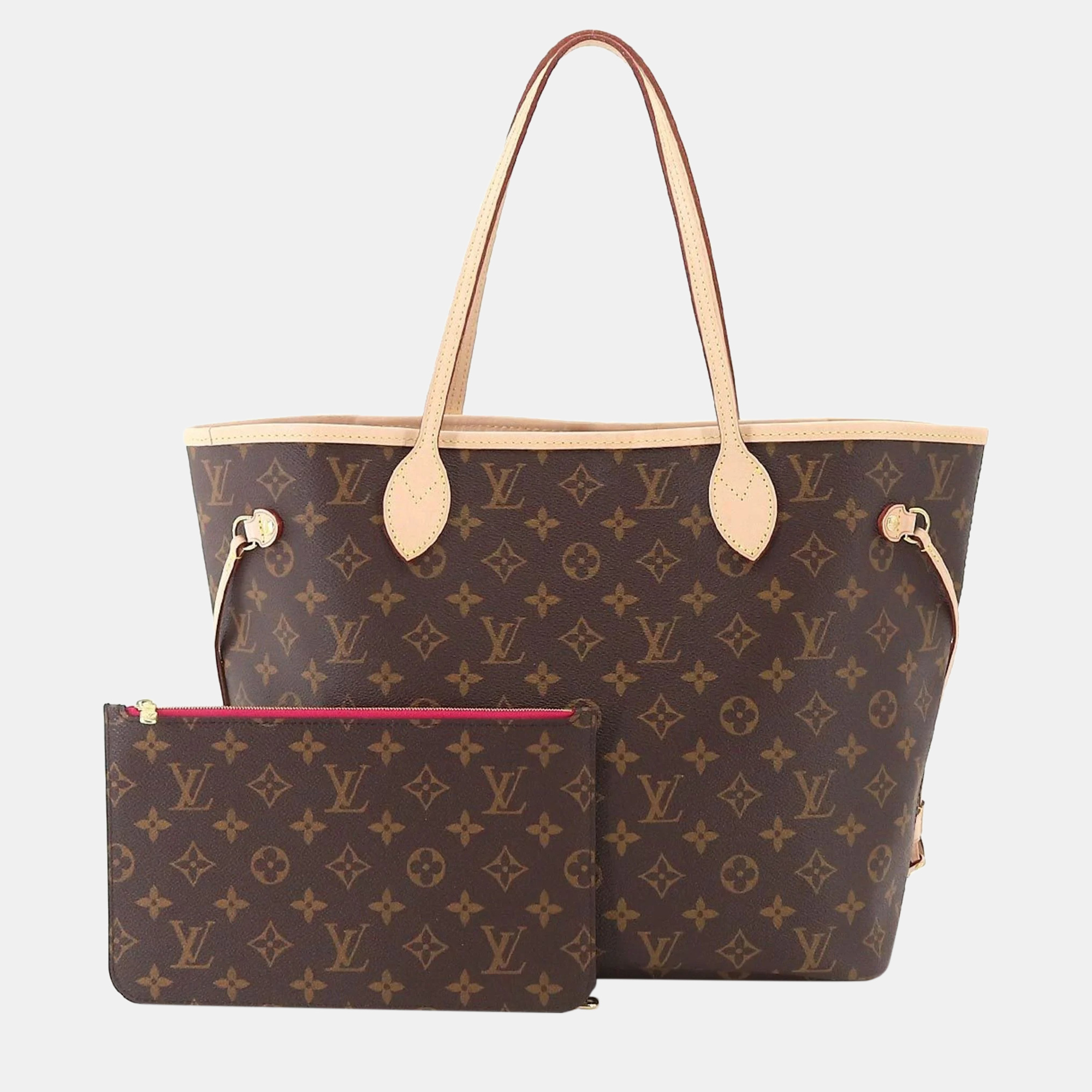 

Louis Vuitton Monogram Neverfull MM Tote Bag, Brown
