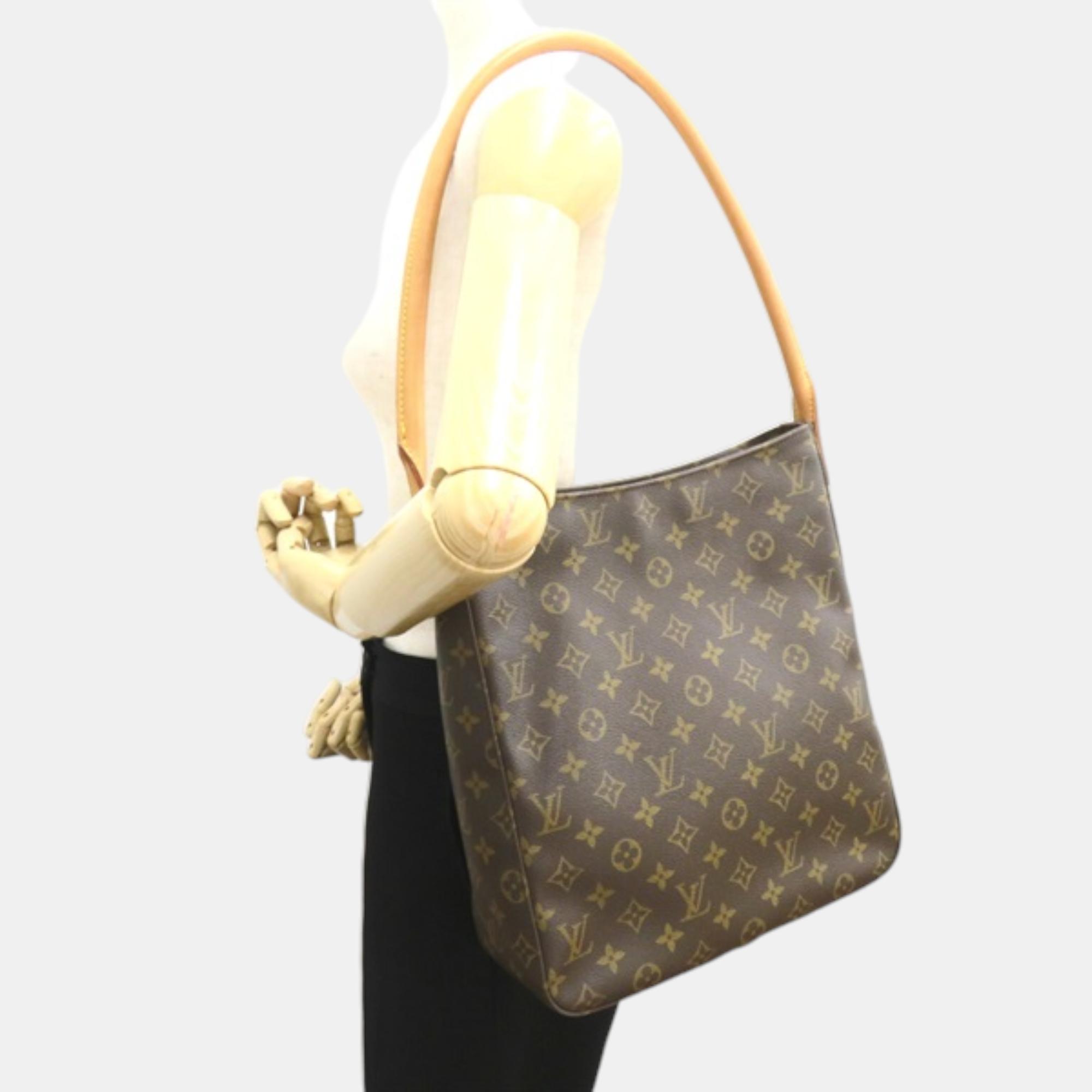 

Louis Vuitton Brown Canvas Monogram Looping GM Shoulder Bag