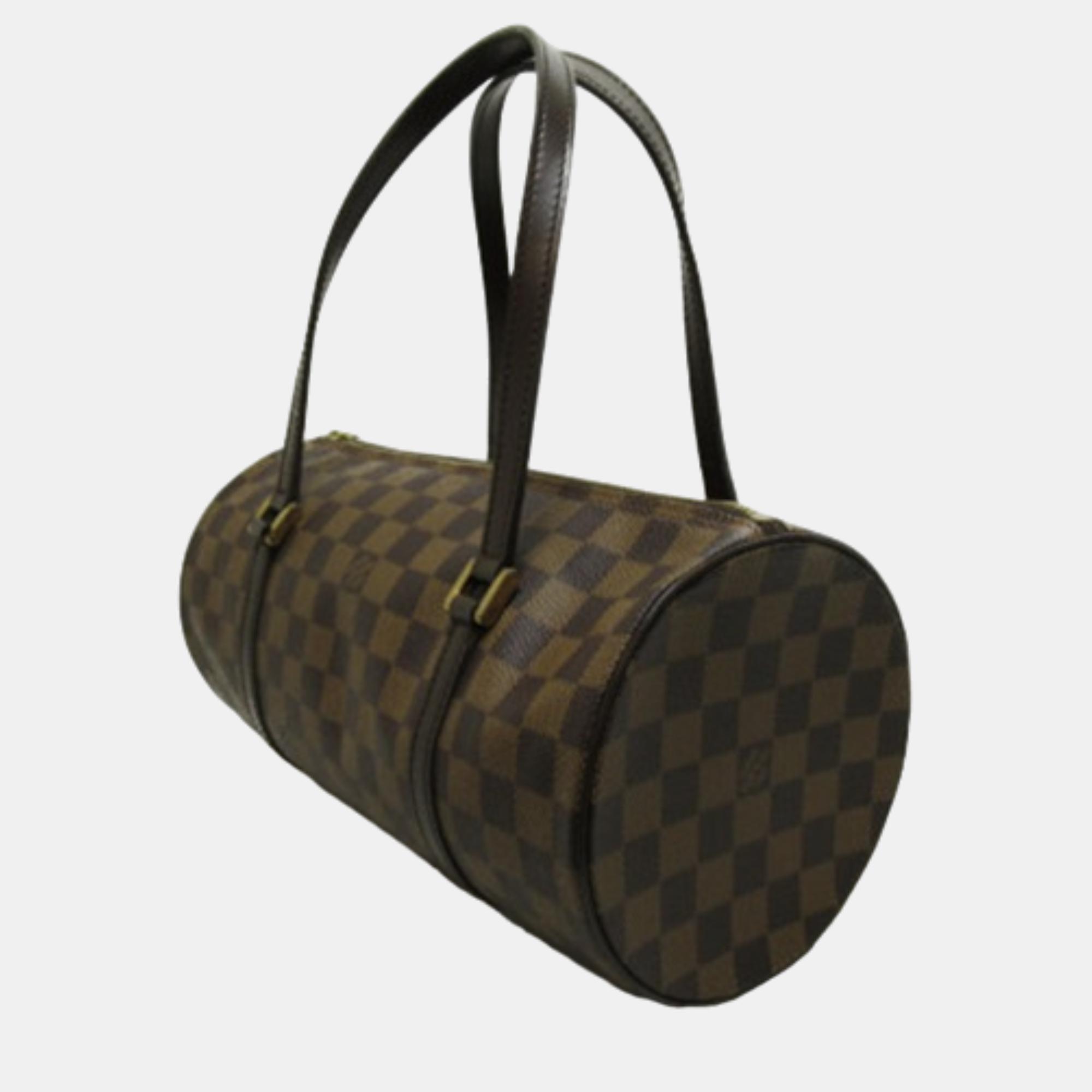 

Louis Vuitton Brown Canvas Damier Ebene Papillon 30 Handbag