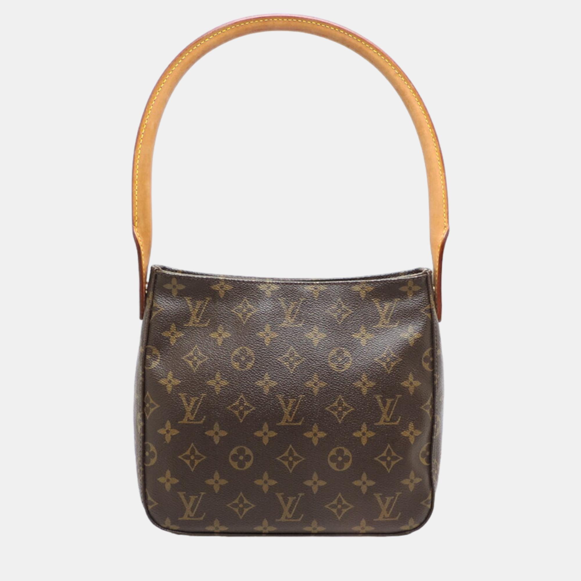 

Louis Vuitton Brown Canvas Monogram Looping MM Shoulder Bag