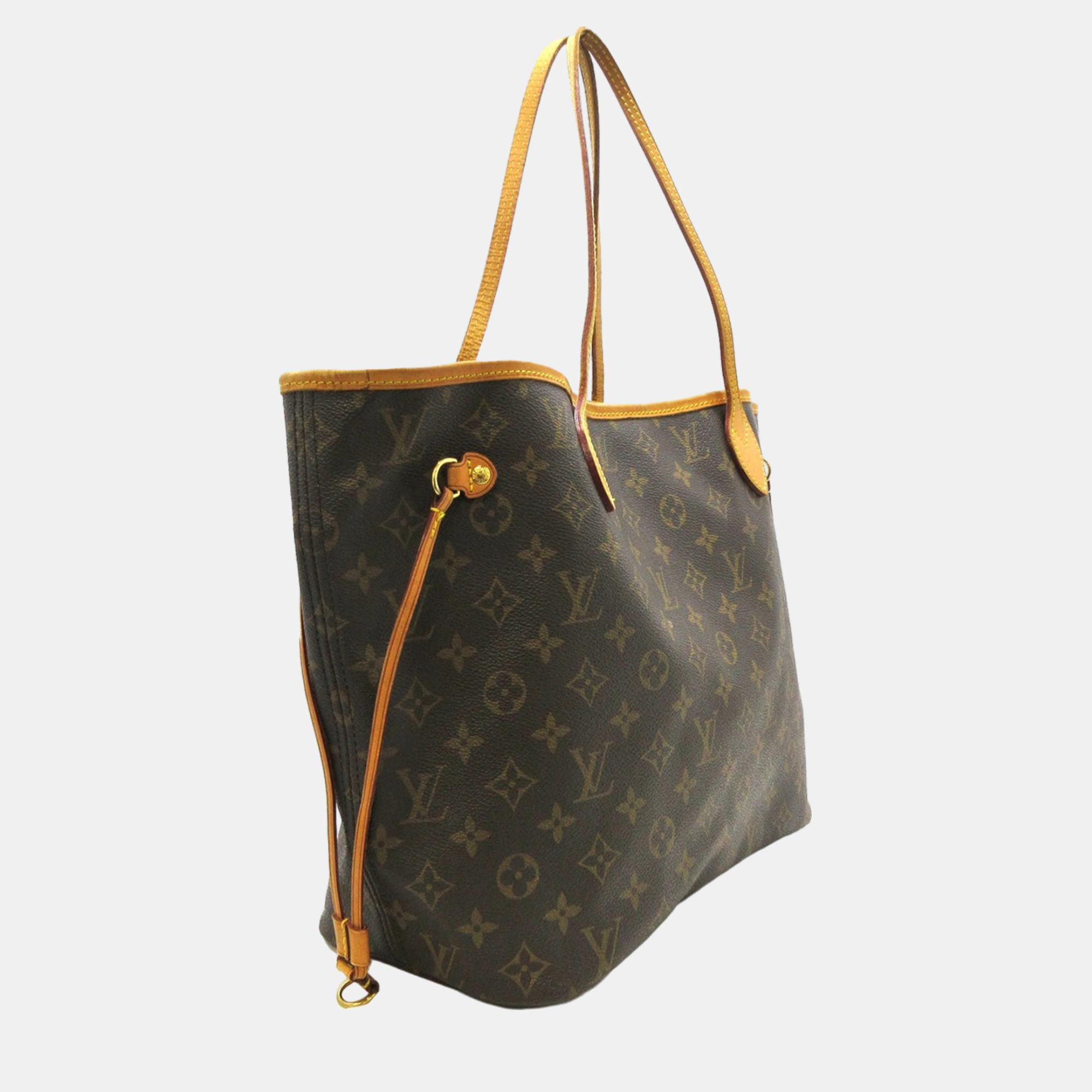 

Louis Vuitton Brown Monogram Neverfull MM