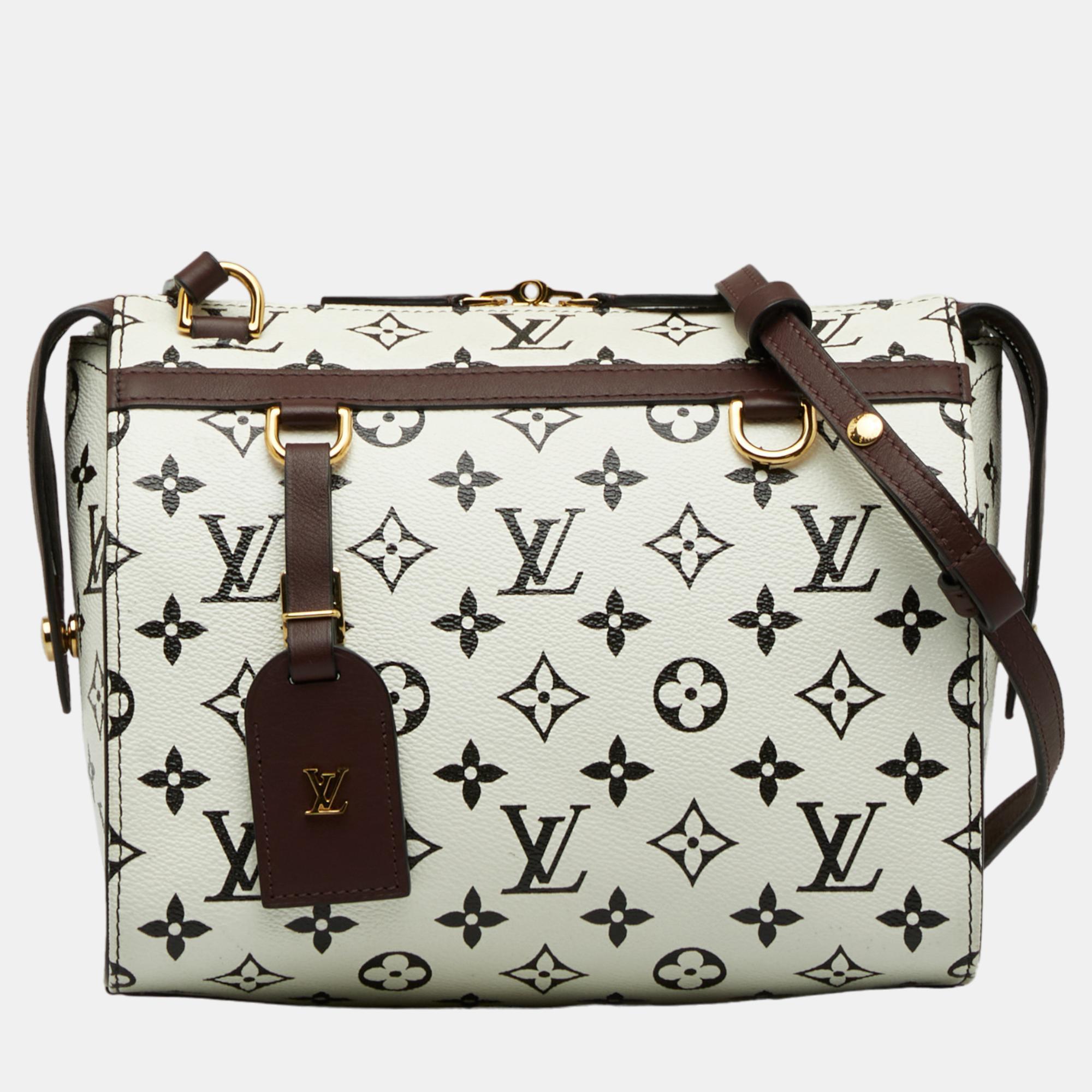 

Louis Vuitton White Monogram Speedy Amazon PM