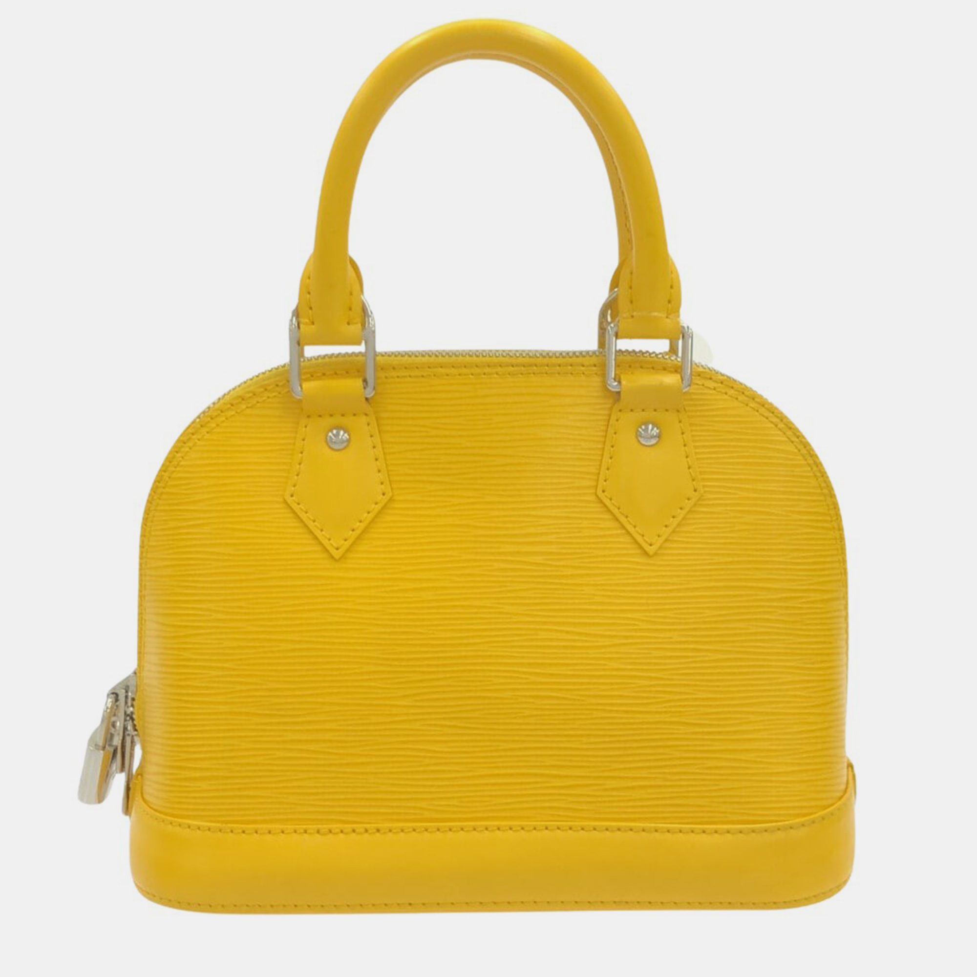 

Louis Vuitton Yellow Epi Leather Alma BB Satchel