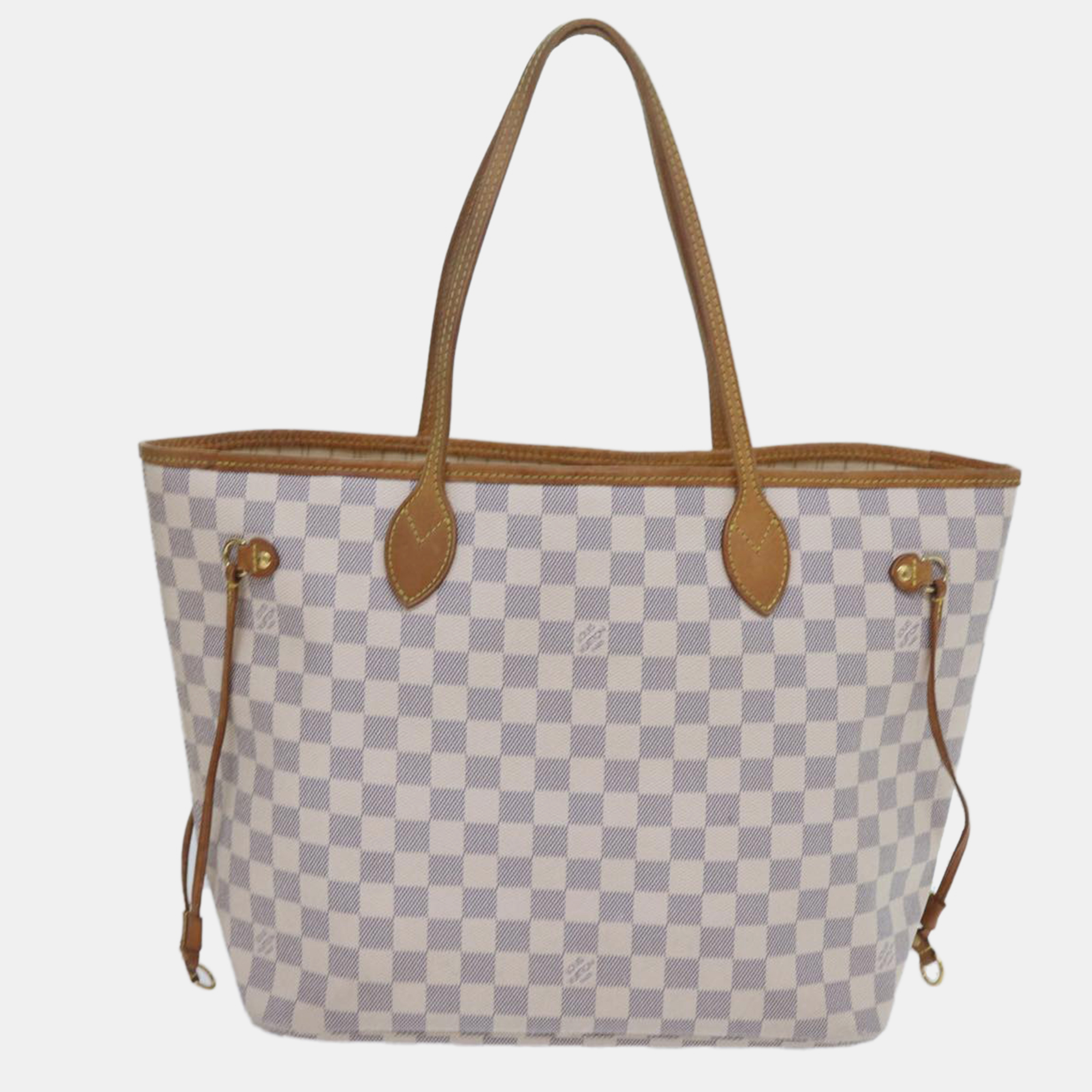 

Louis Vuitton Damier Azur MM Neverfull Totes, Grey