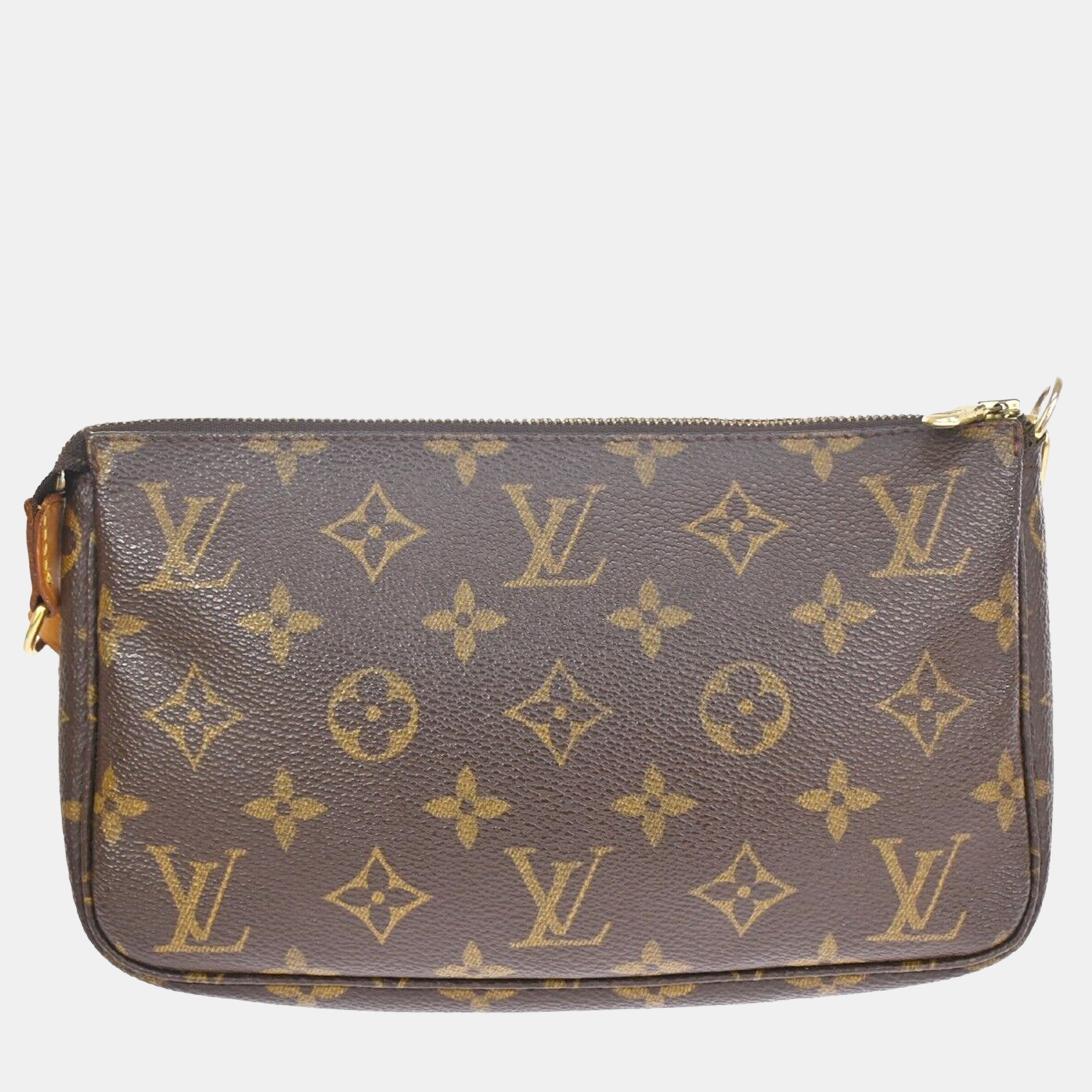 Crafted with exquisite precision this timeless Louis Vuitton clutch combines luxury with practicality ensuring you make a chic statement at every soirée.