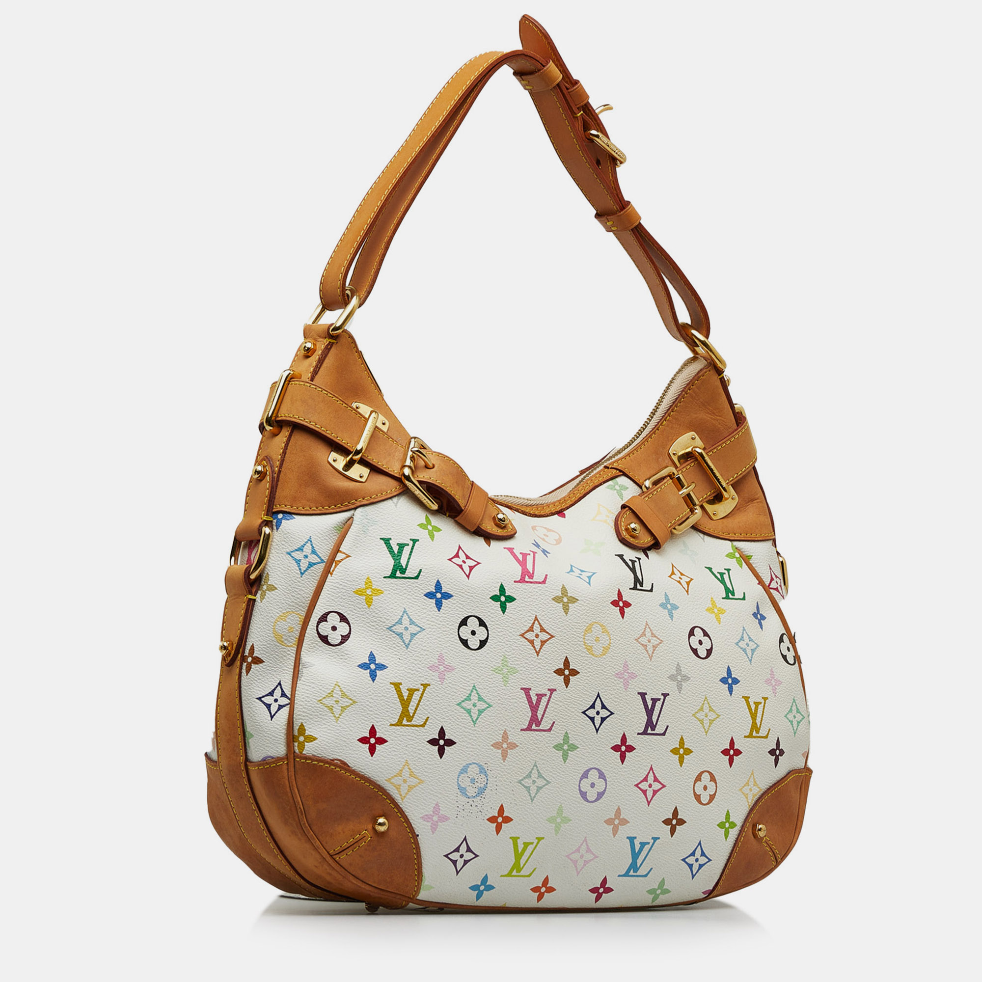 

Louis Vuitton Monogram Multicolore Greta, White