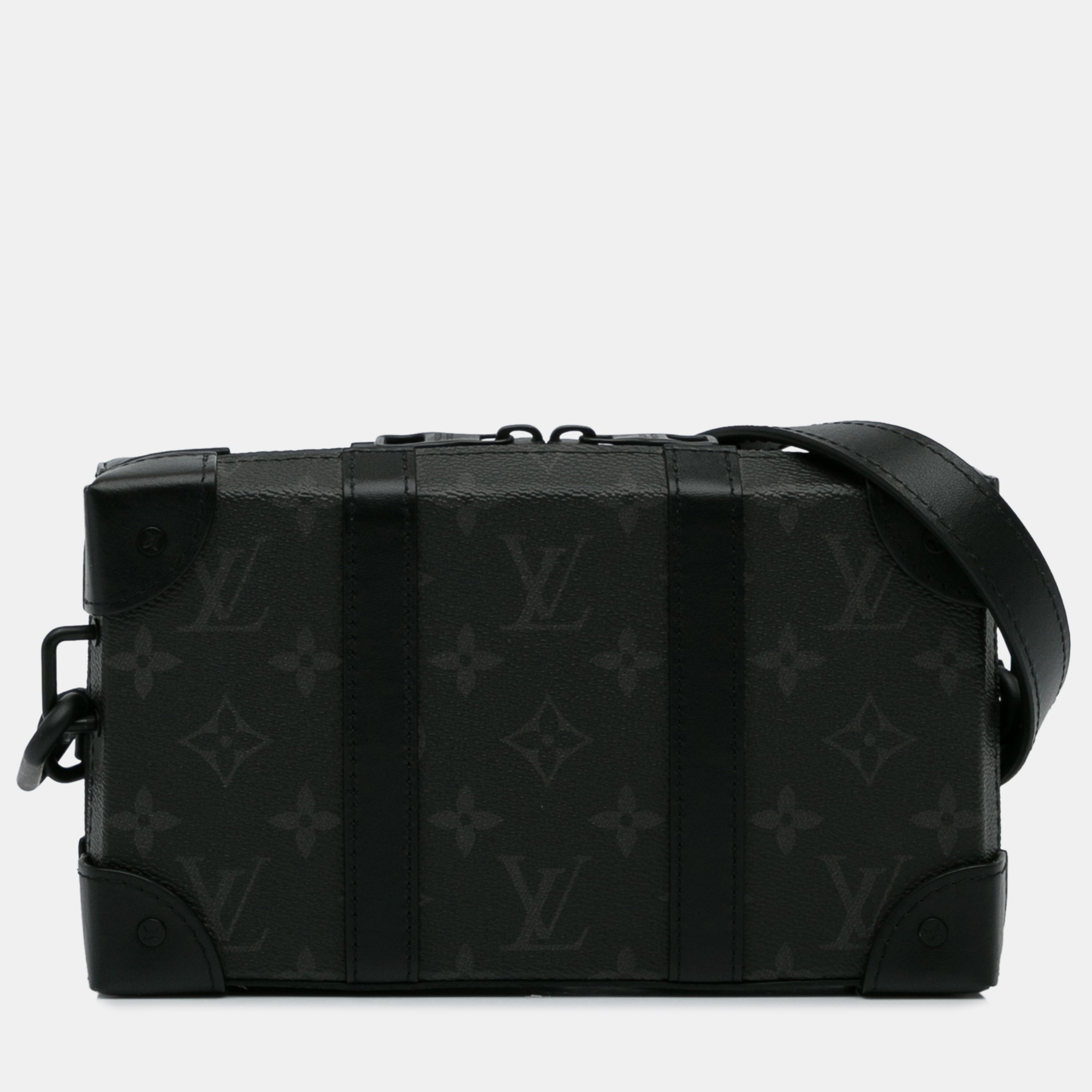 

Louis Vuitton Monogram Eclipse Soft Trunk Wallet Crossbody, Black