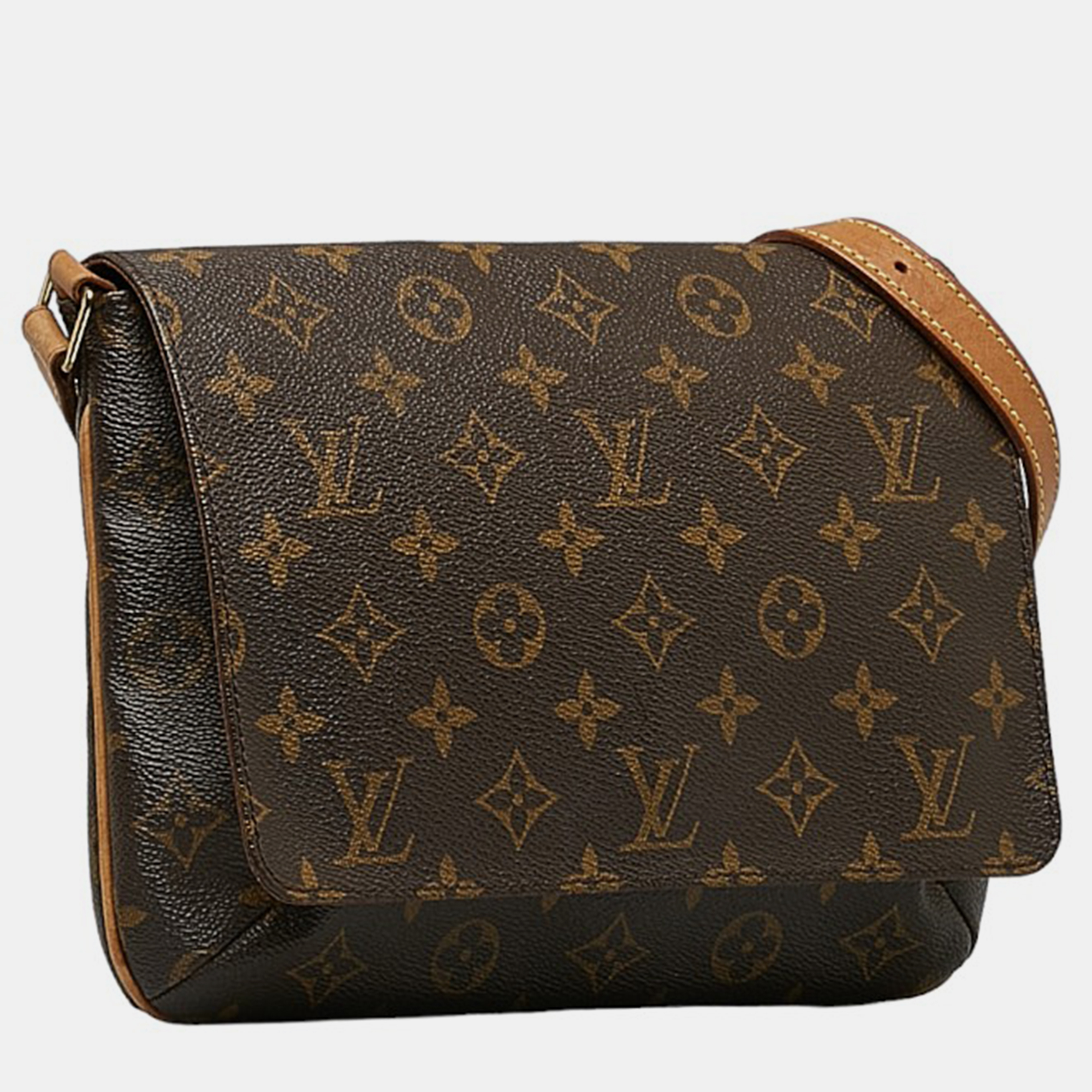 

Louis Vuitton Brown Canvas Monogram Musette Tango Short Strap