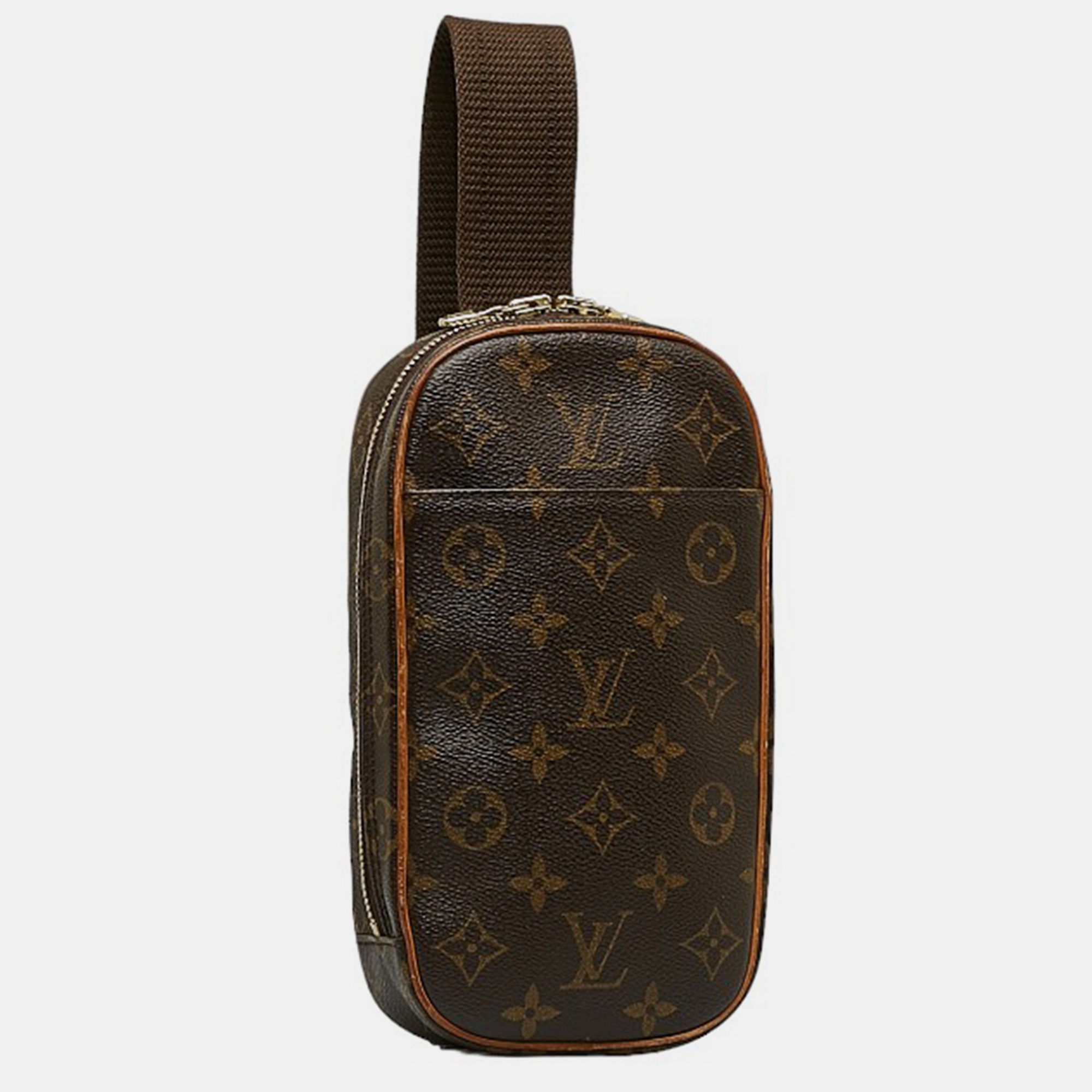 

Louis Vuitton Brown Canvas Monogram Pochette Gange