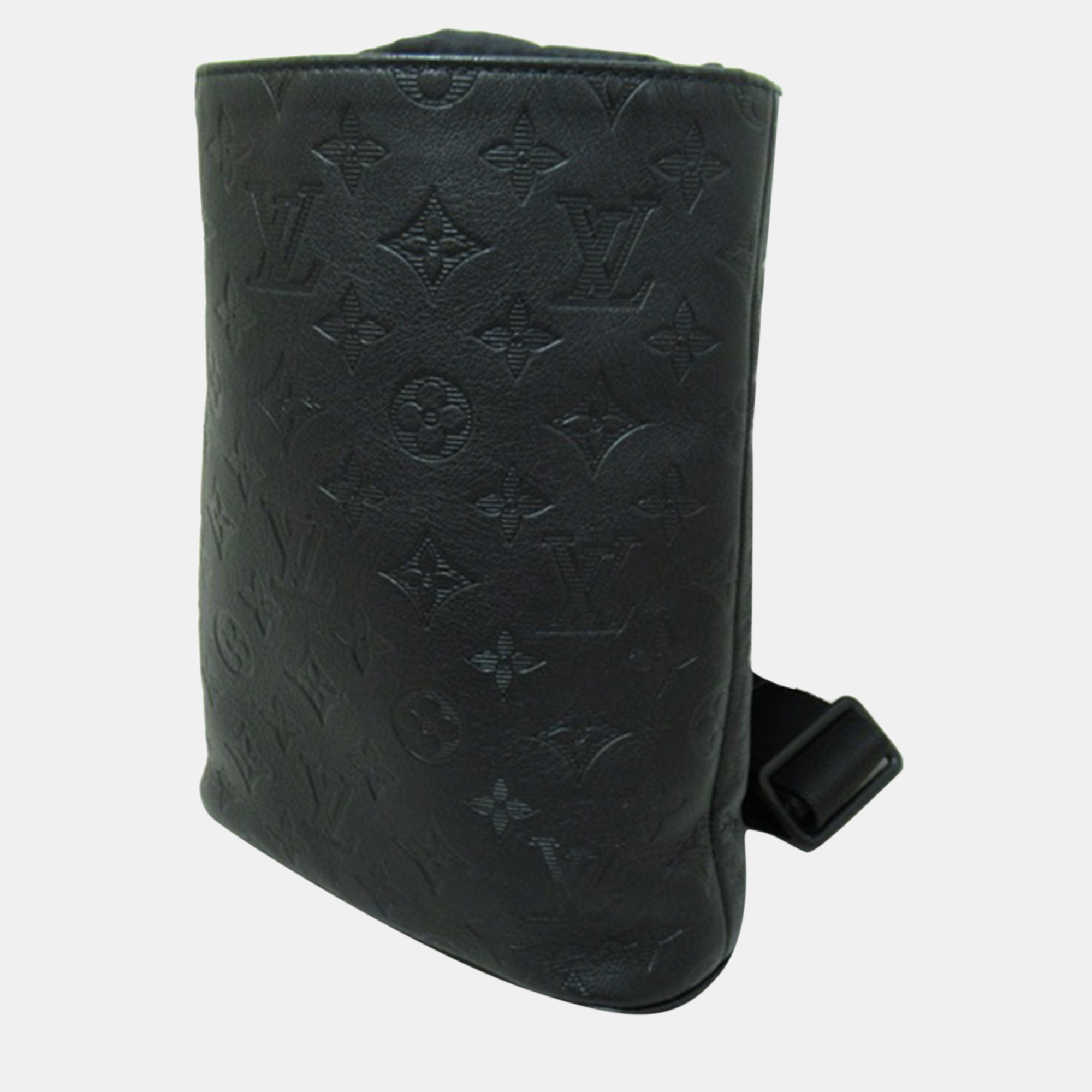 

Louis Vuitton Black Leather Monogram Shadow Chalk Sling Bag