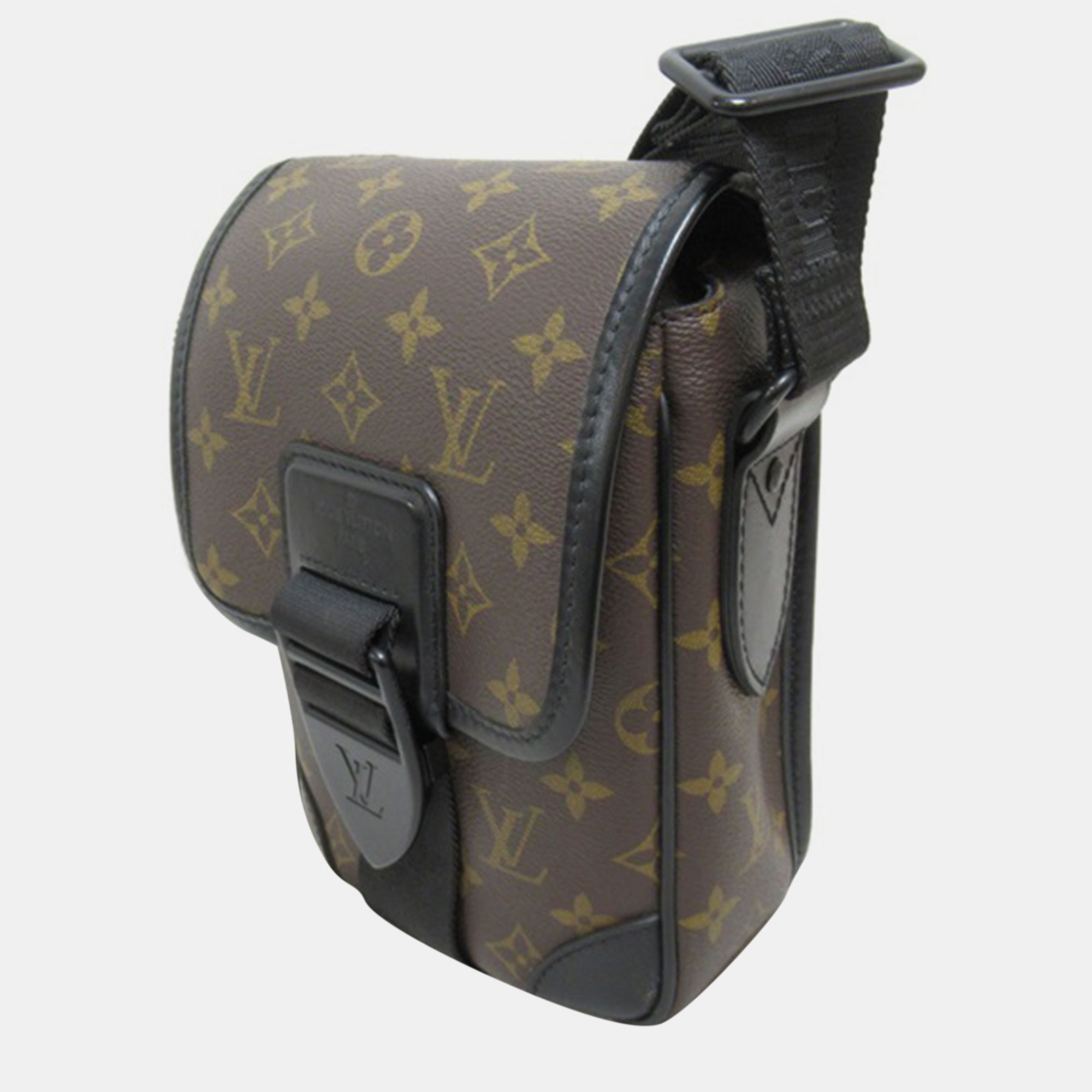 

Louis Vuitton Brown Canvas Monogram Macassar Archy Messenger PM