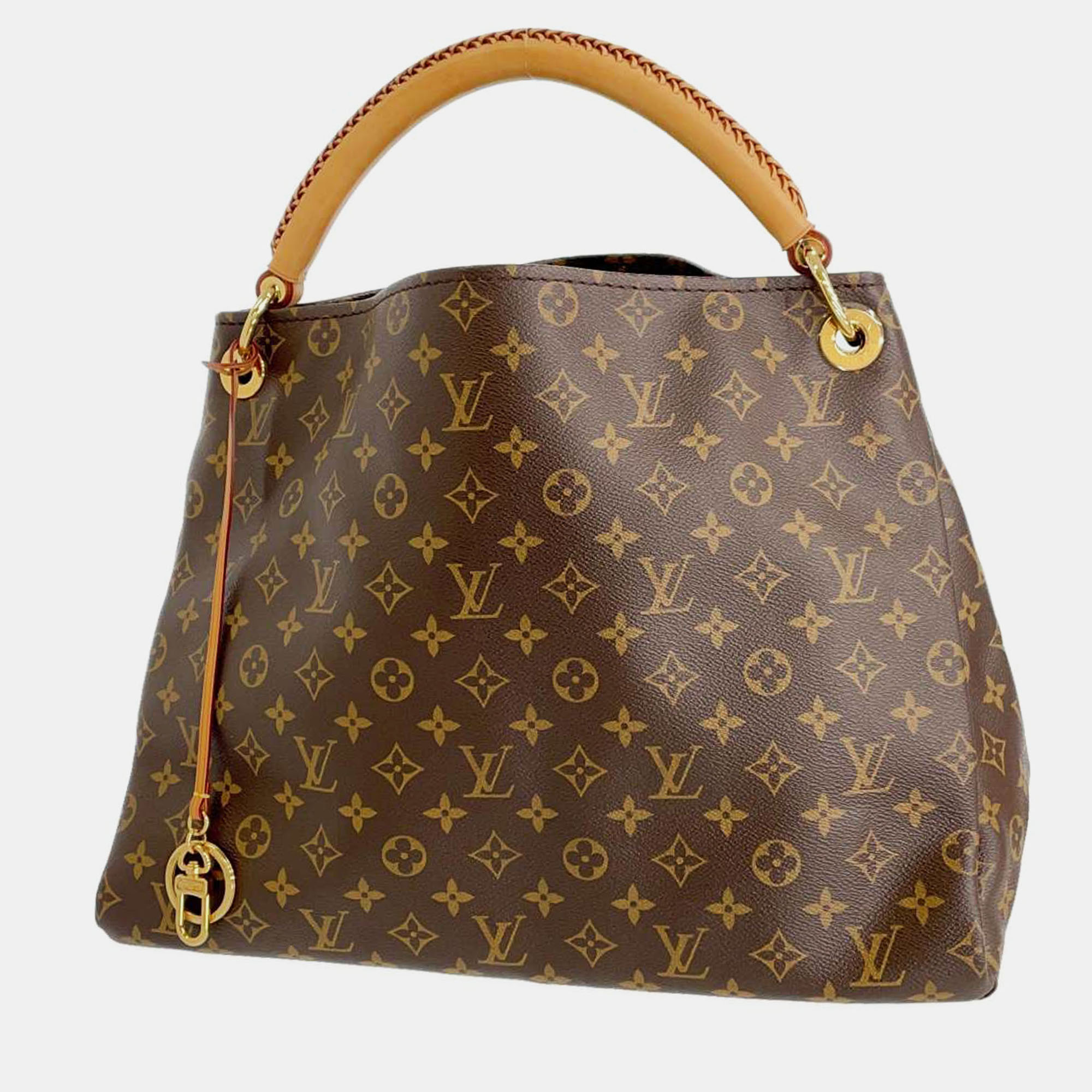 

Louis Vuitton Leather, Canvas MM Artsy Shoulder Bags, Brown