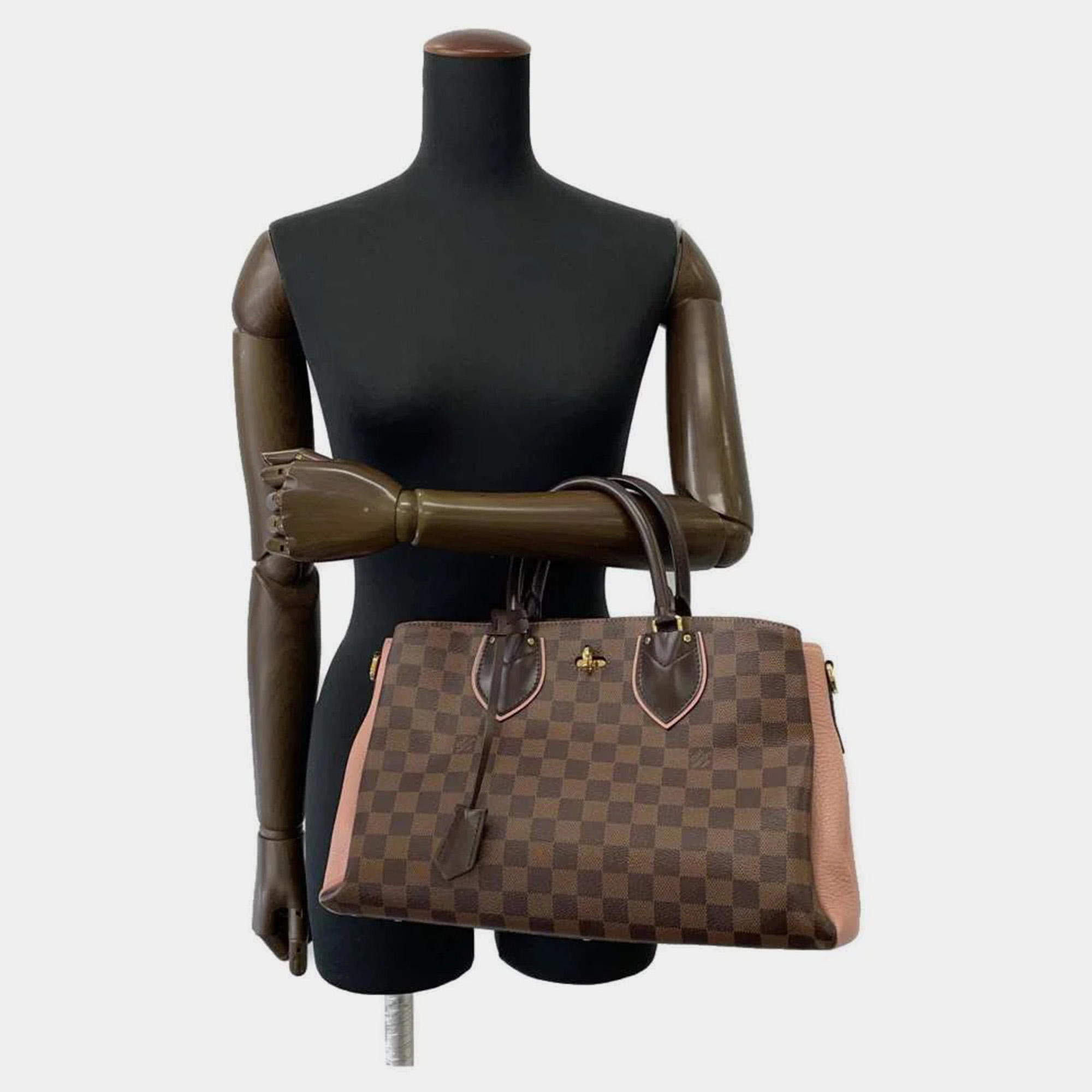 

LOUIS VUITTON Damier Ebene Canvas Magnolia Normandy Tote, Brown