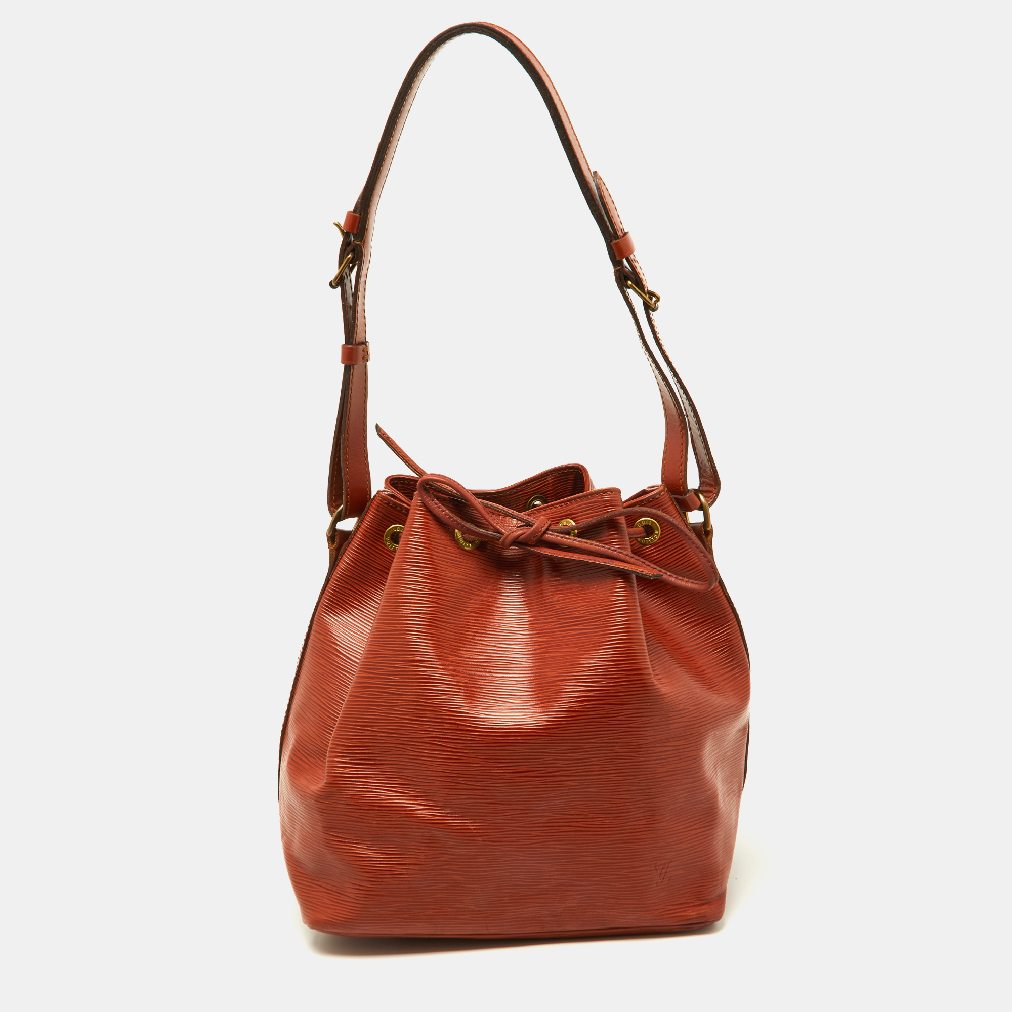 

Louis Vuitton Kenyan Fawn Epi Leather Vintage Noé Bag, Brown
