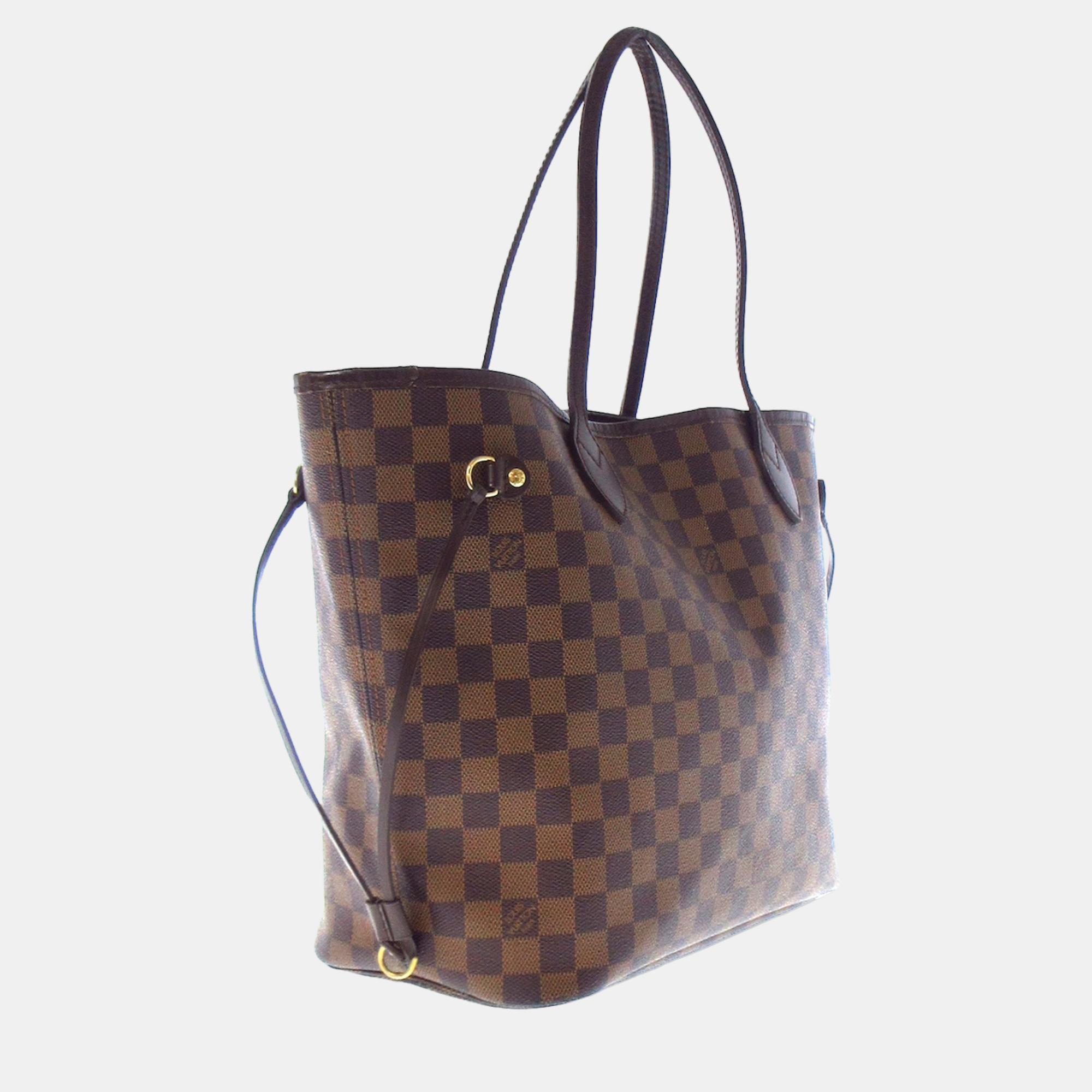 

Louis Vuitton Brown Damier Ebene Neverfull MM