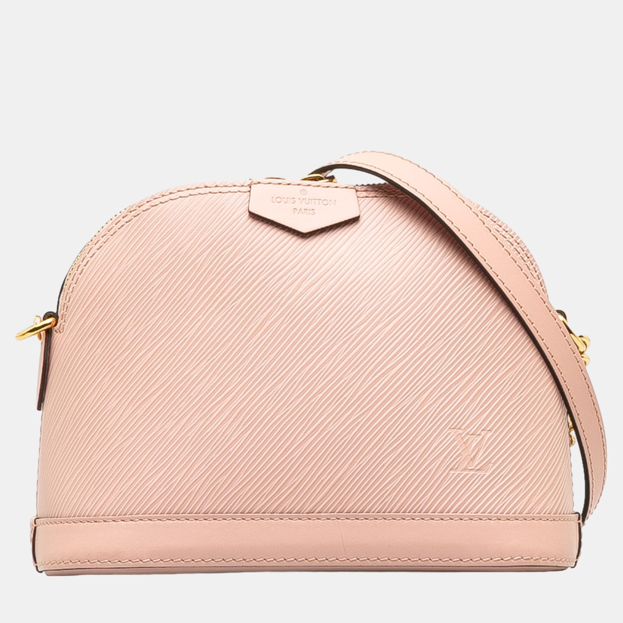 

Louis Vuitton Pink Epi Mini Alma