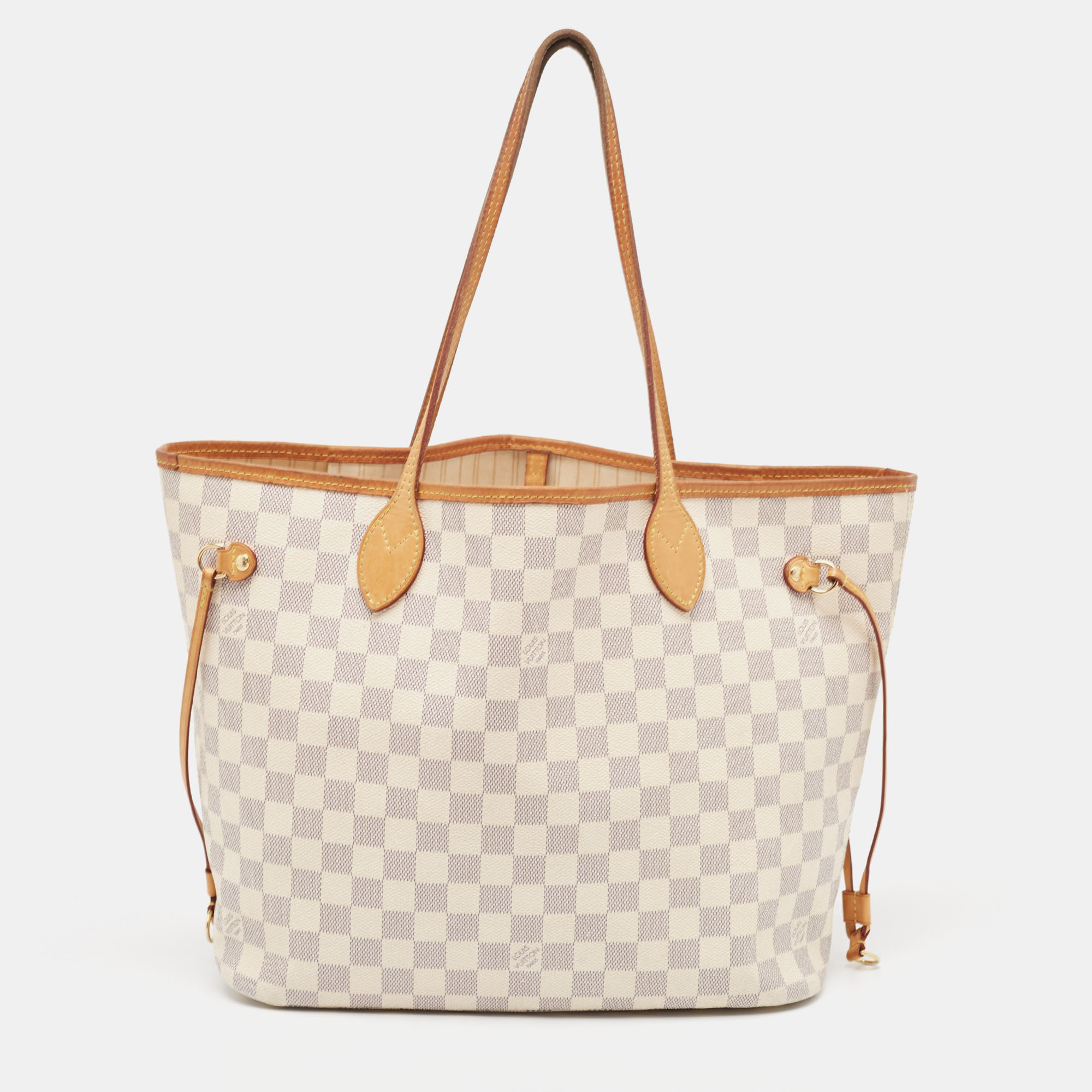 Louis Vuitton Damier Azur Canvas Neverfull MM Bag