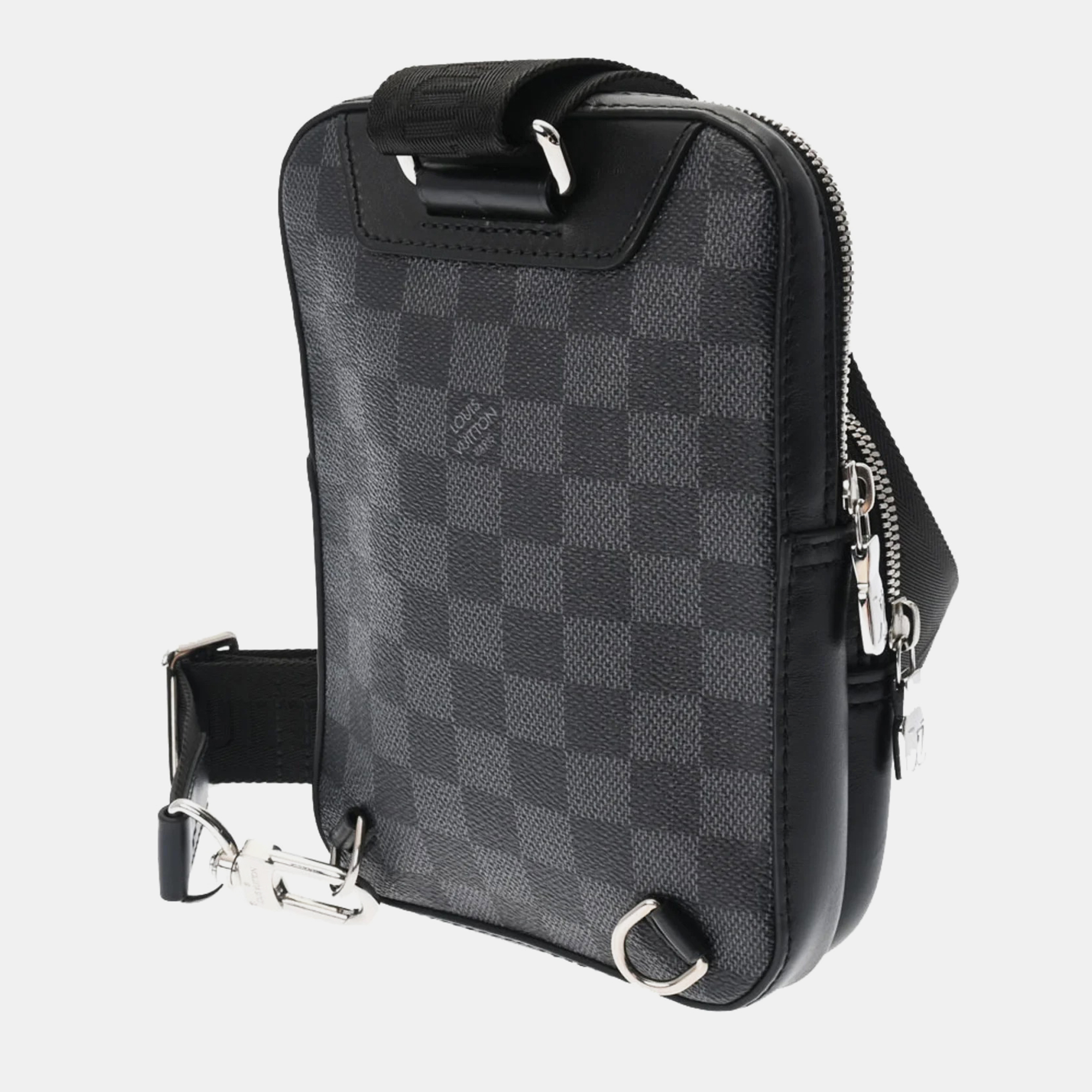 

Louis Vuitton Black Damier Ebene Canvas Amazone Patchwork Sling Bag