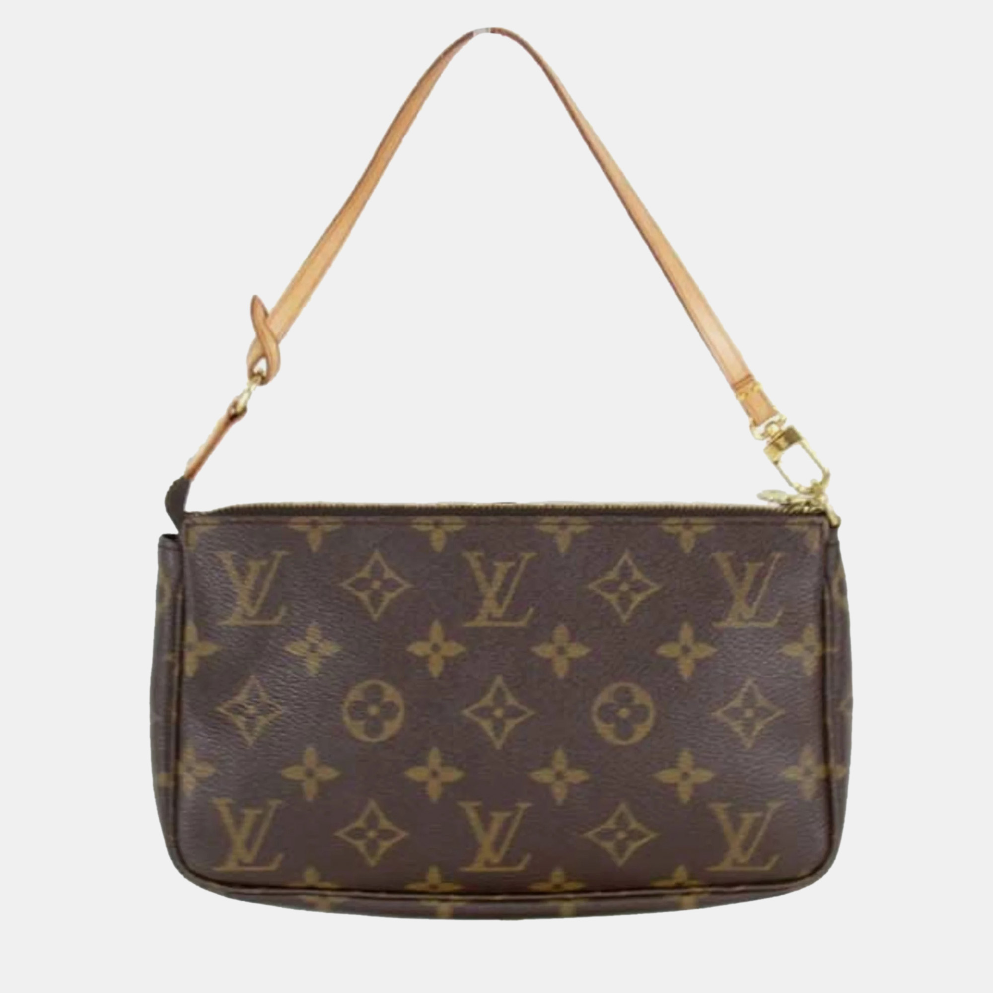 

Louis Vuitton Brown Monogram Canvas Pochette Accessoires Clutch Bag