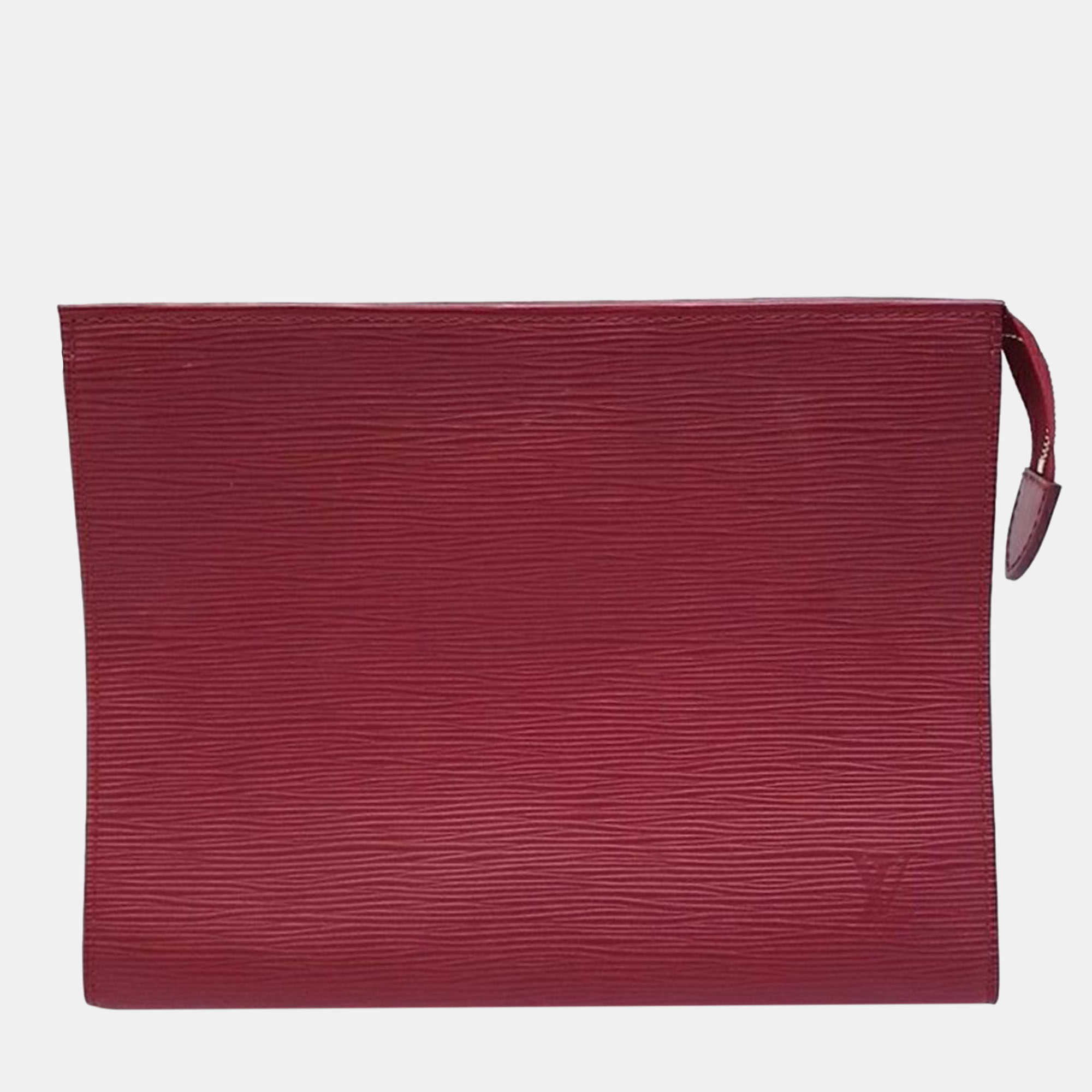 

Louis Vuitton Epi Pochette Toilette 26, Red