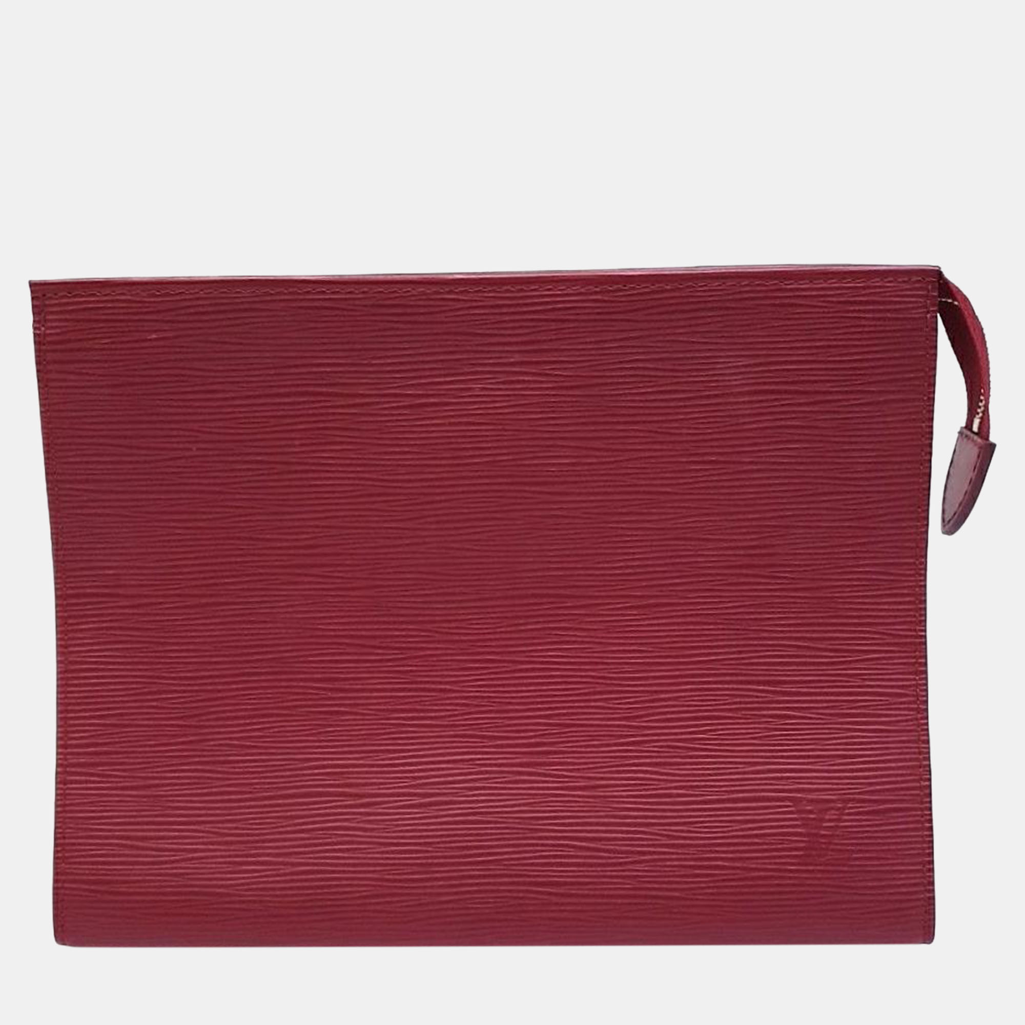 

Louis Vuitton Epi Pochette Toilette 26, Red