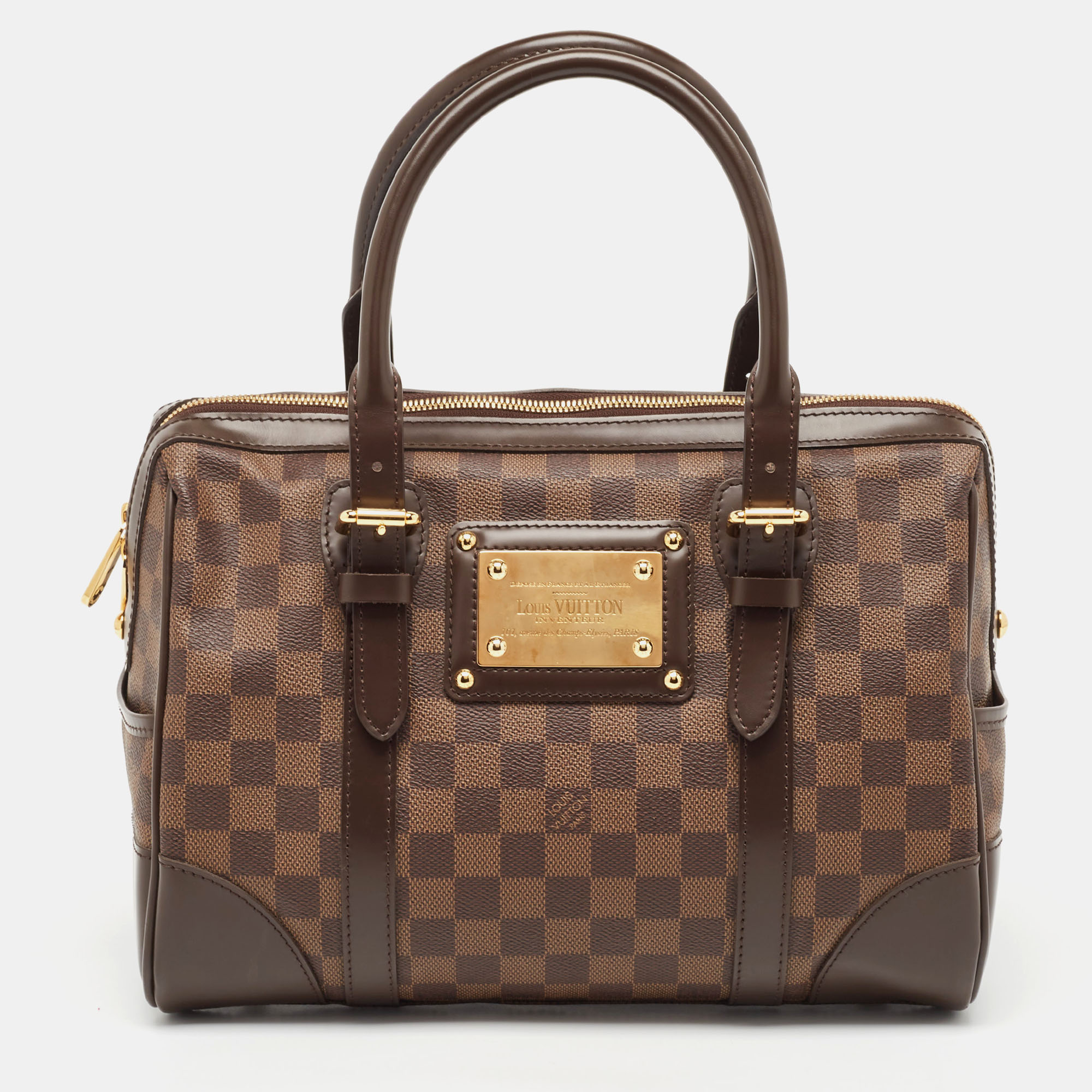 

Louis Vuitton Damier Ebene Canvas Berkeley Bag, Brown