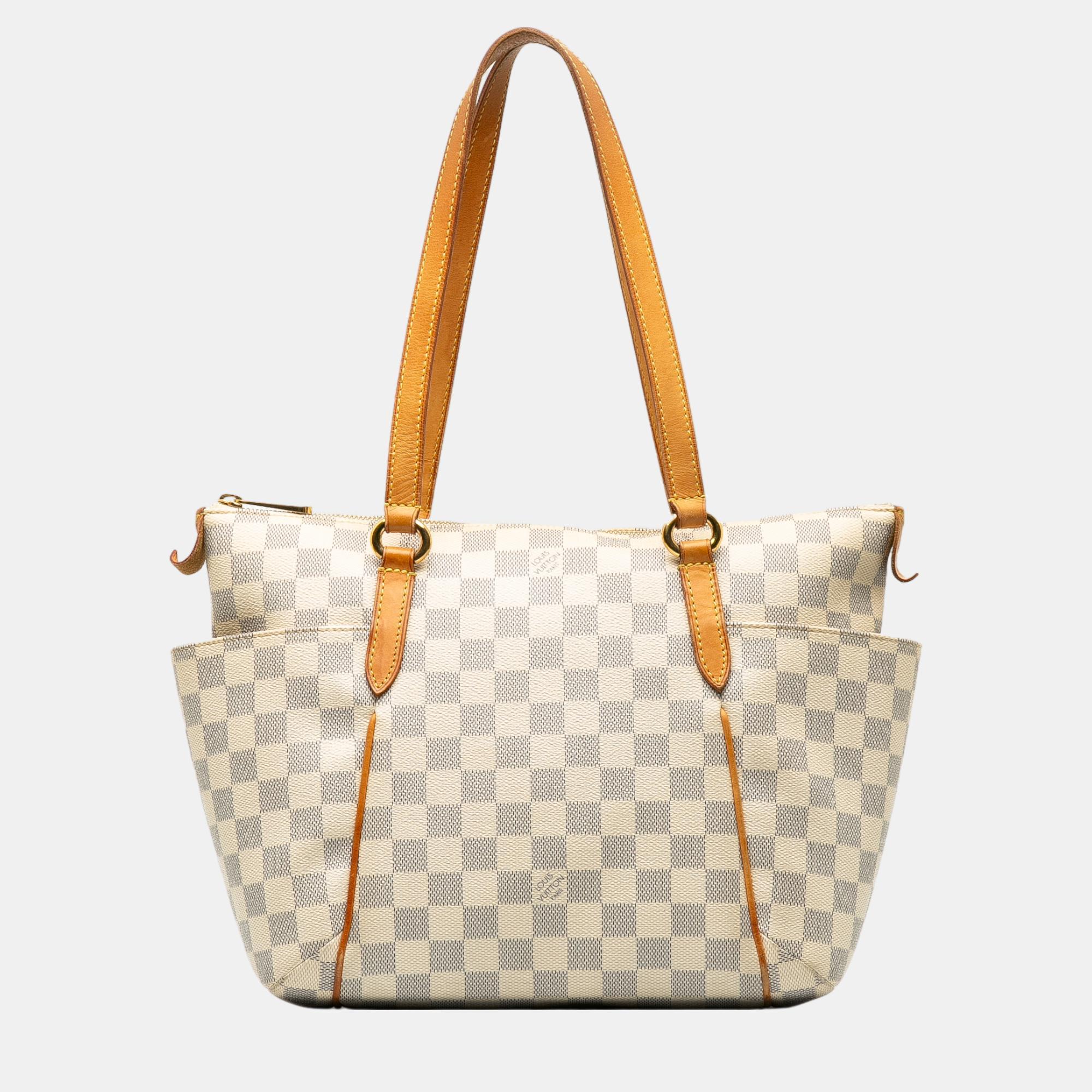 

Louis Vuitton Blue/White Damier Azur Totally PM