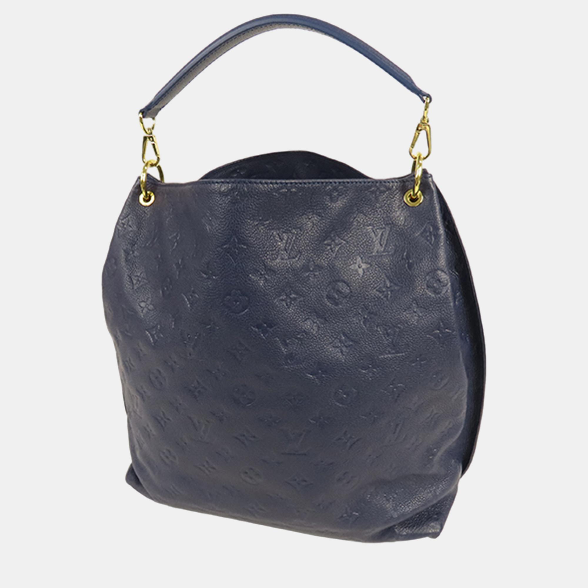 

Louis Vuitton Navy Blue Monogram Empreinte Metis Hobo