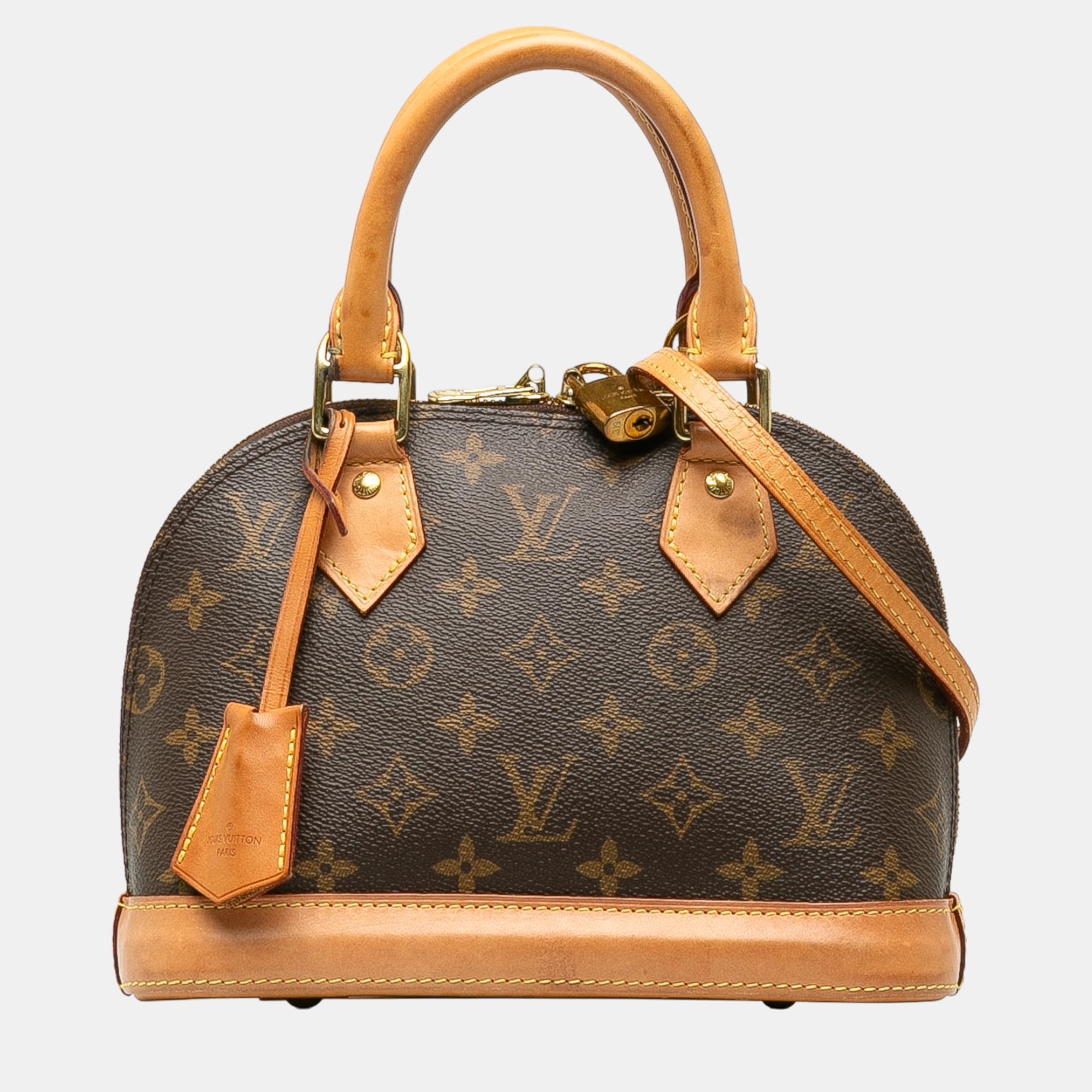 

Louis Vuitton Brown Monogram Alma BB