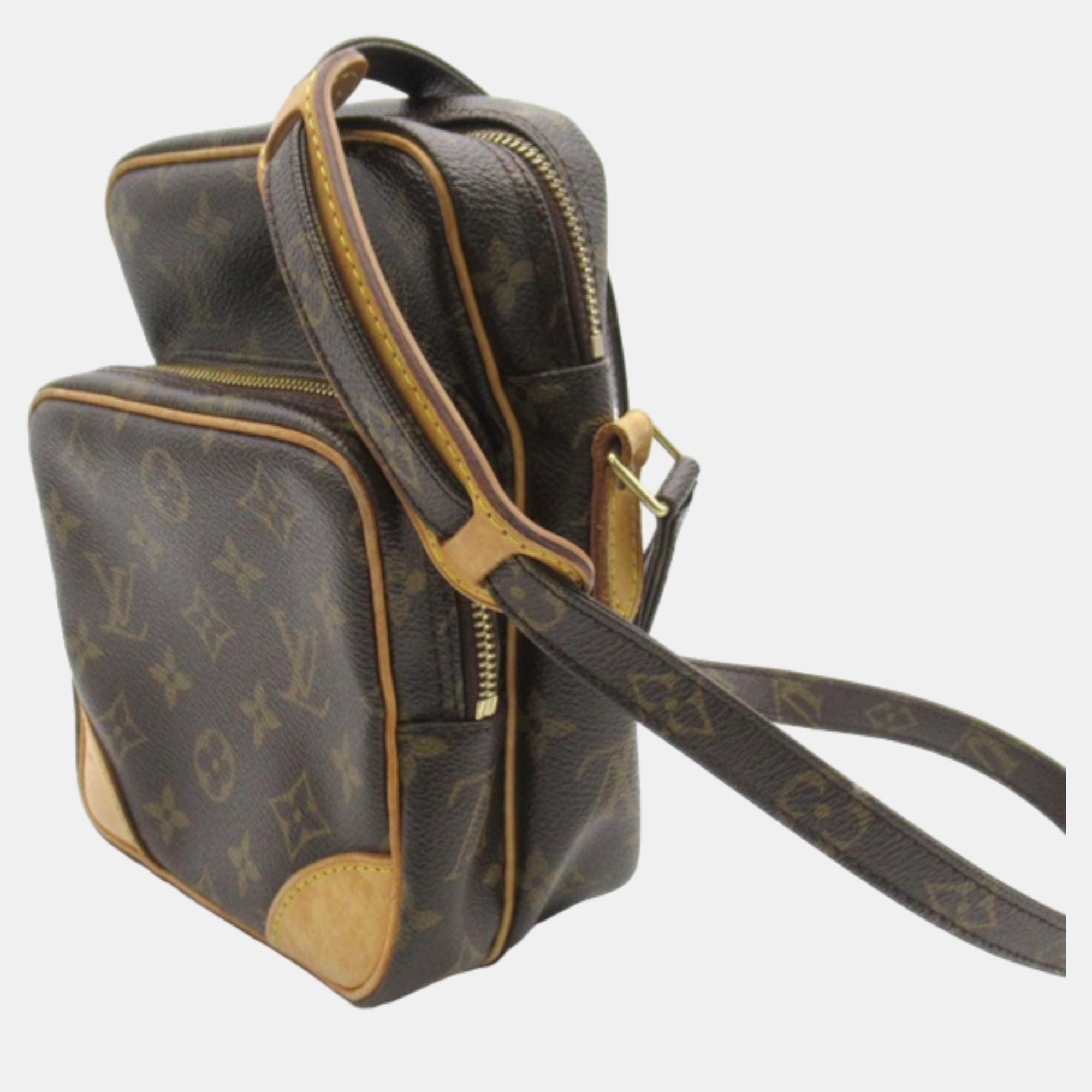 

Louis Vuitton Brown Canvas Monogram Amazon Crossbody Bag