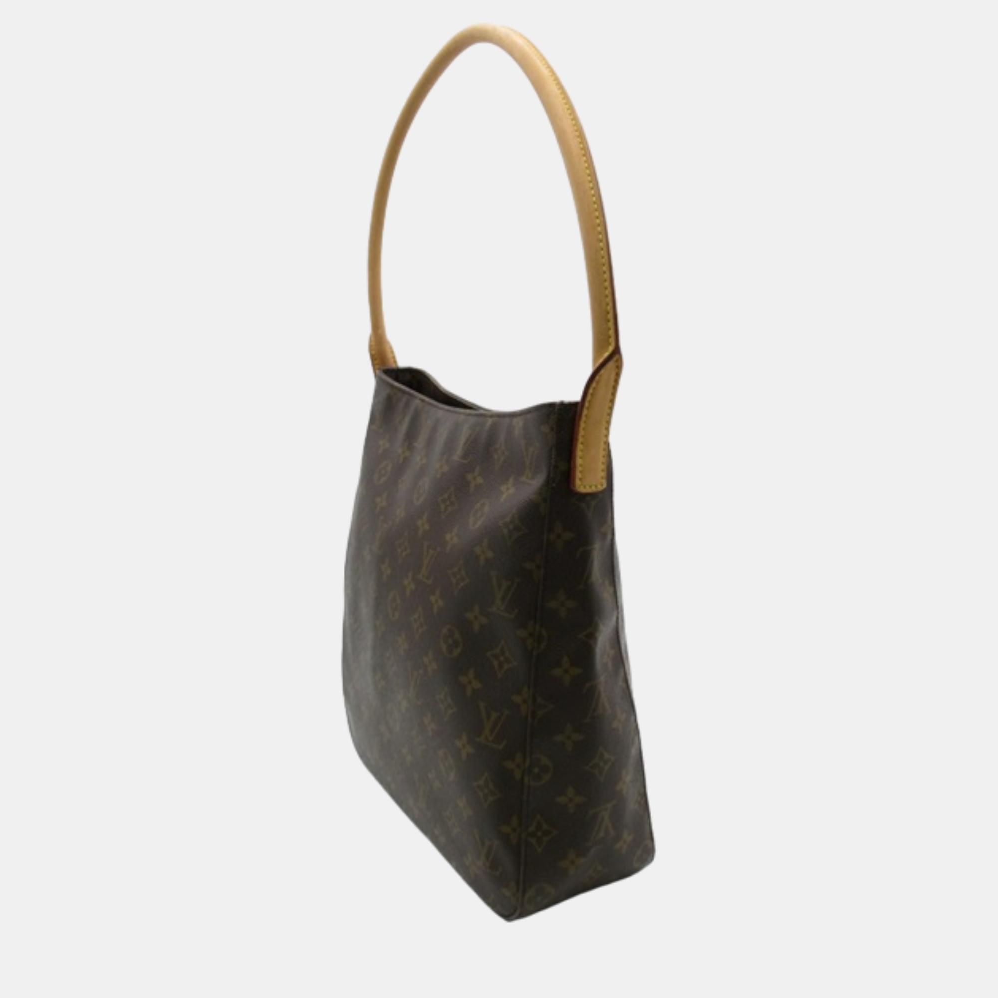 

Louis Vuitton Brown Canvas Monogram Looping GM Crossbody Bag