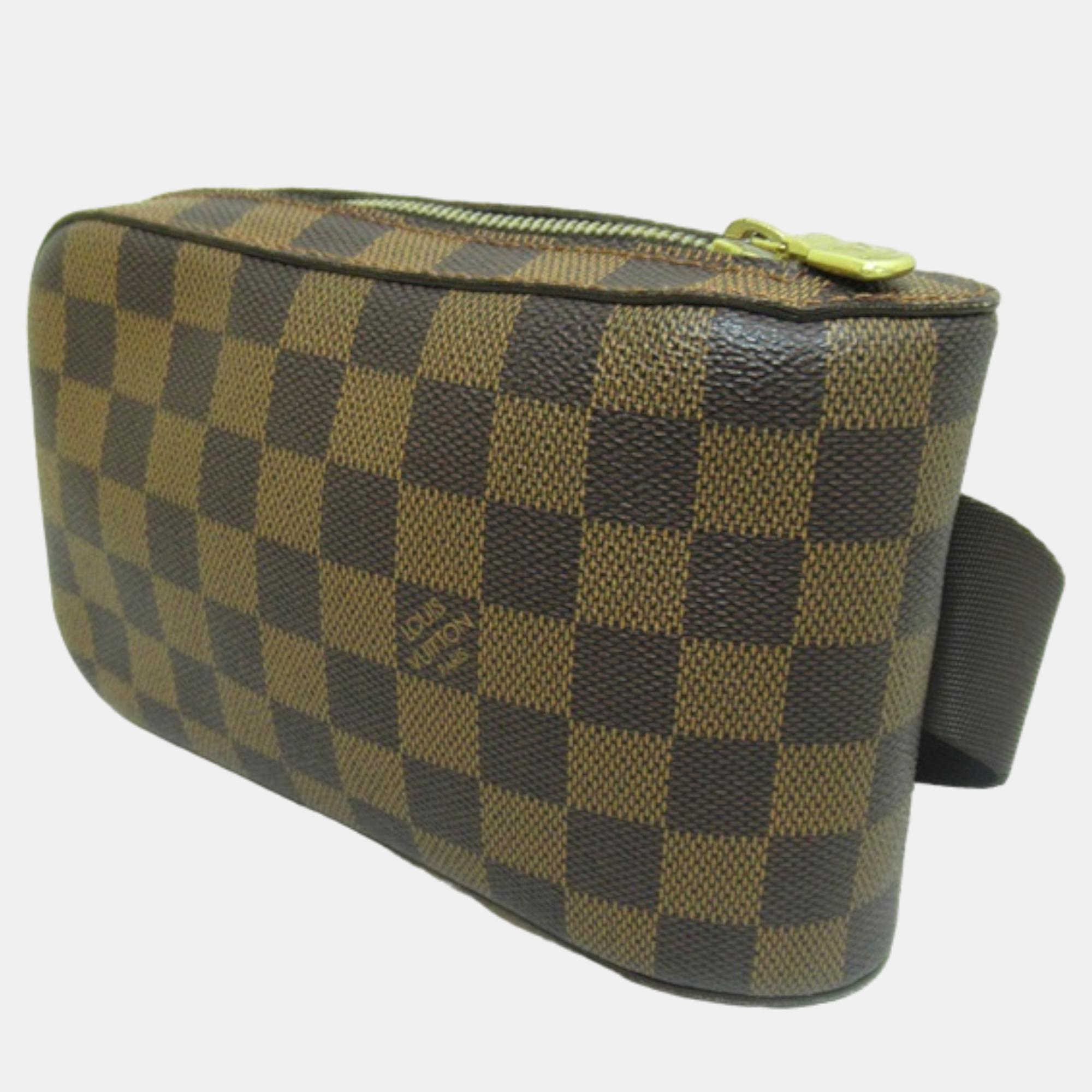 

Louis Vuitton Brown Canvas Damier Ebene Geronimos Belt Bag