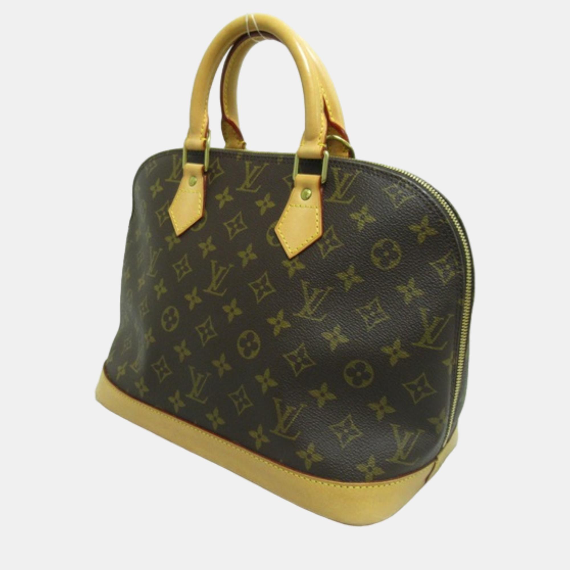 

Louis Vuitton Brown Monogram Alma PM Handbag