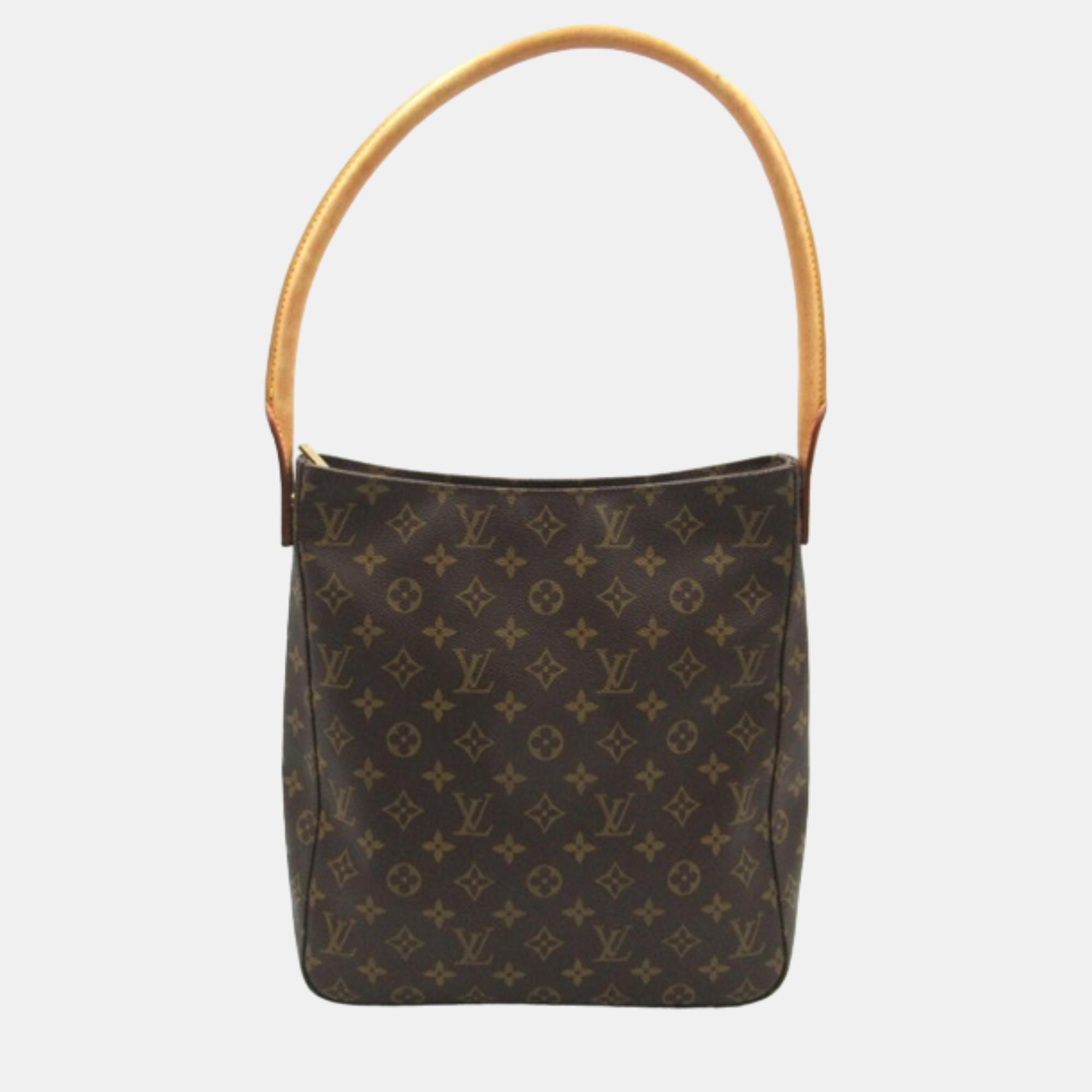 

Louis Vuitton Brown Canvas Monogram Looping GM Shoulder Bag