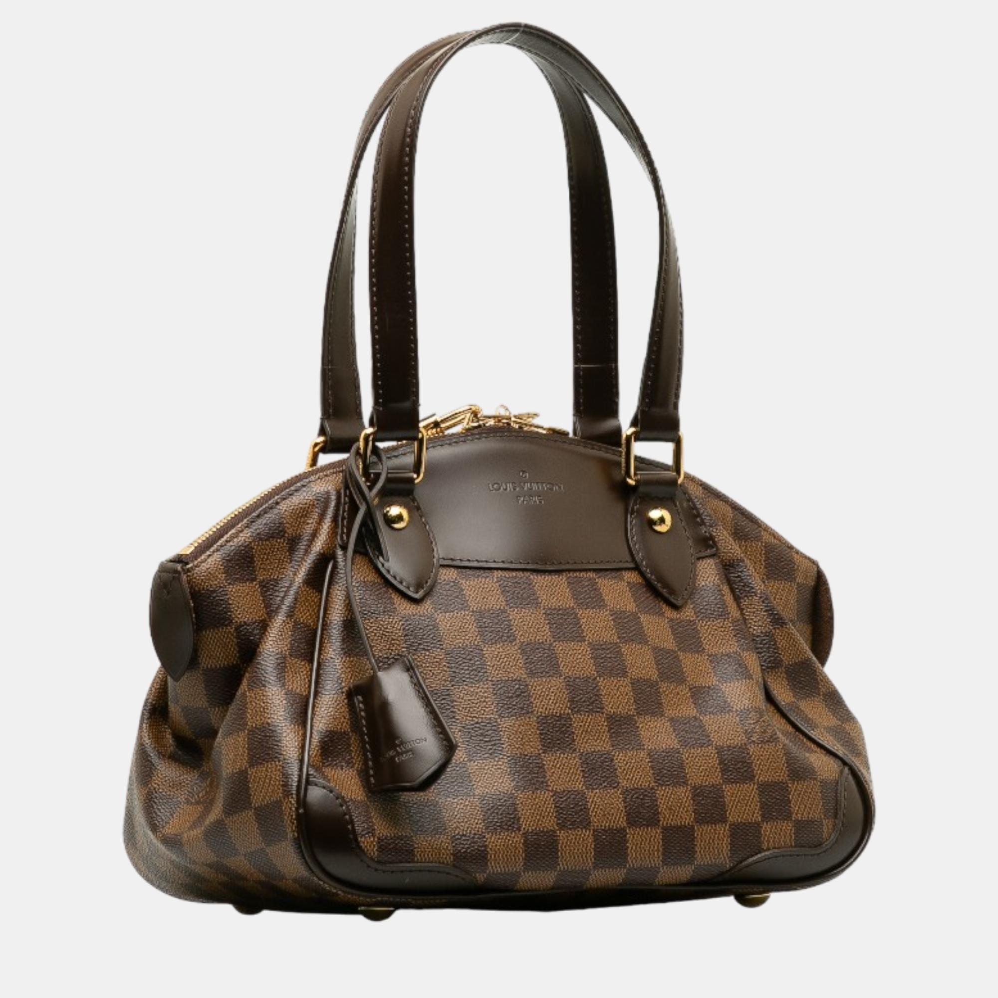 

Louis Vuitton Brown Damier Ebene Canvas Verona PM Shoulder Bag