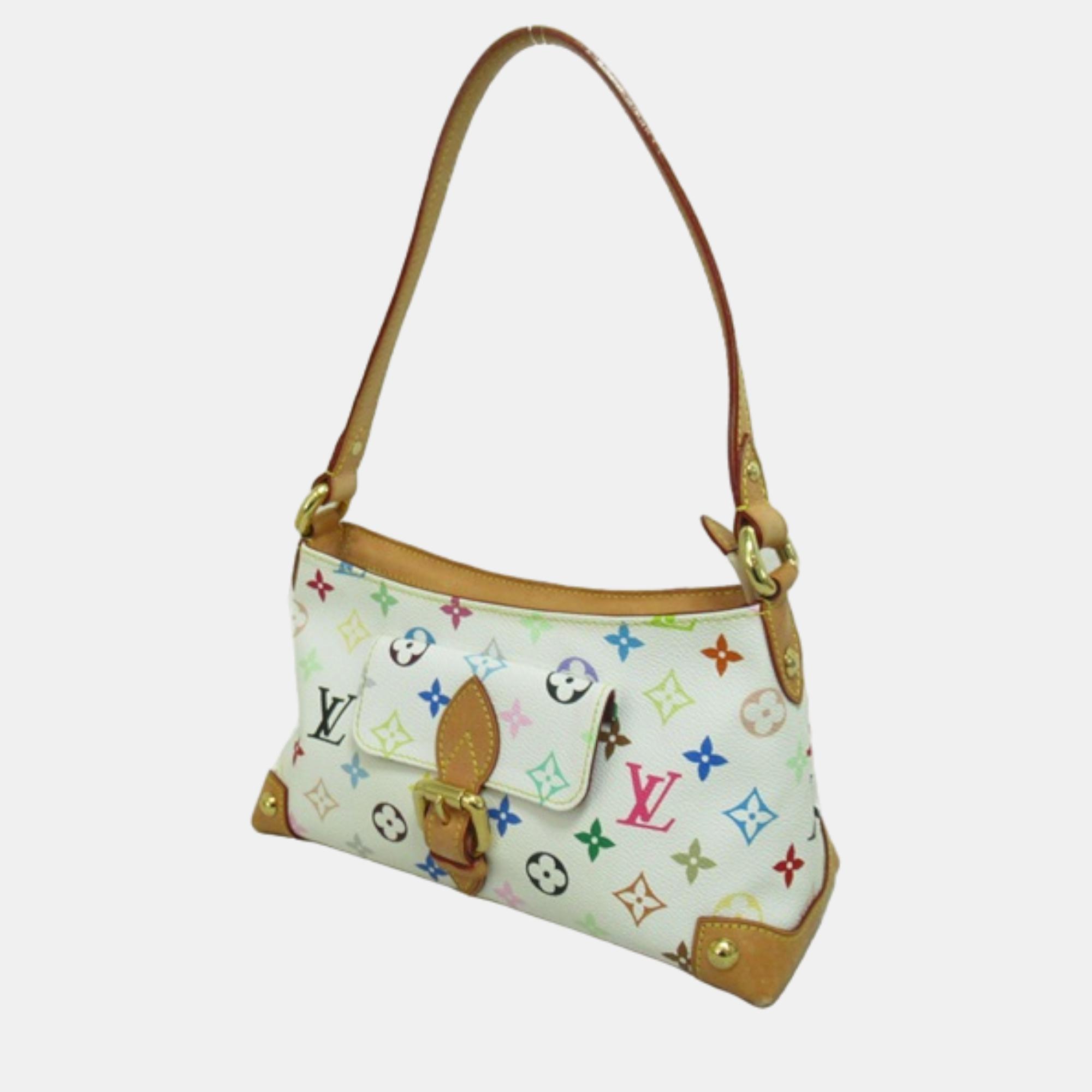 

Louis Vuitton White Monogram Multicolore Canvas Eliza Shoulder Bag