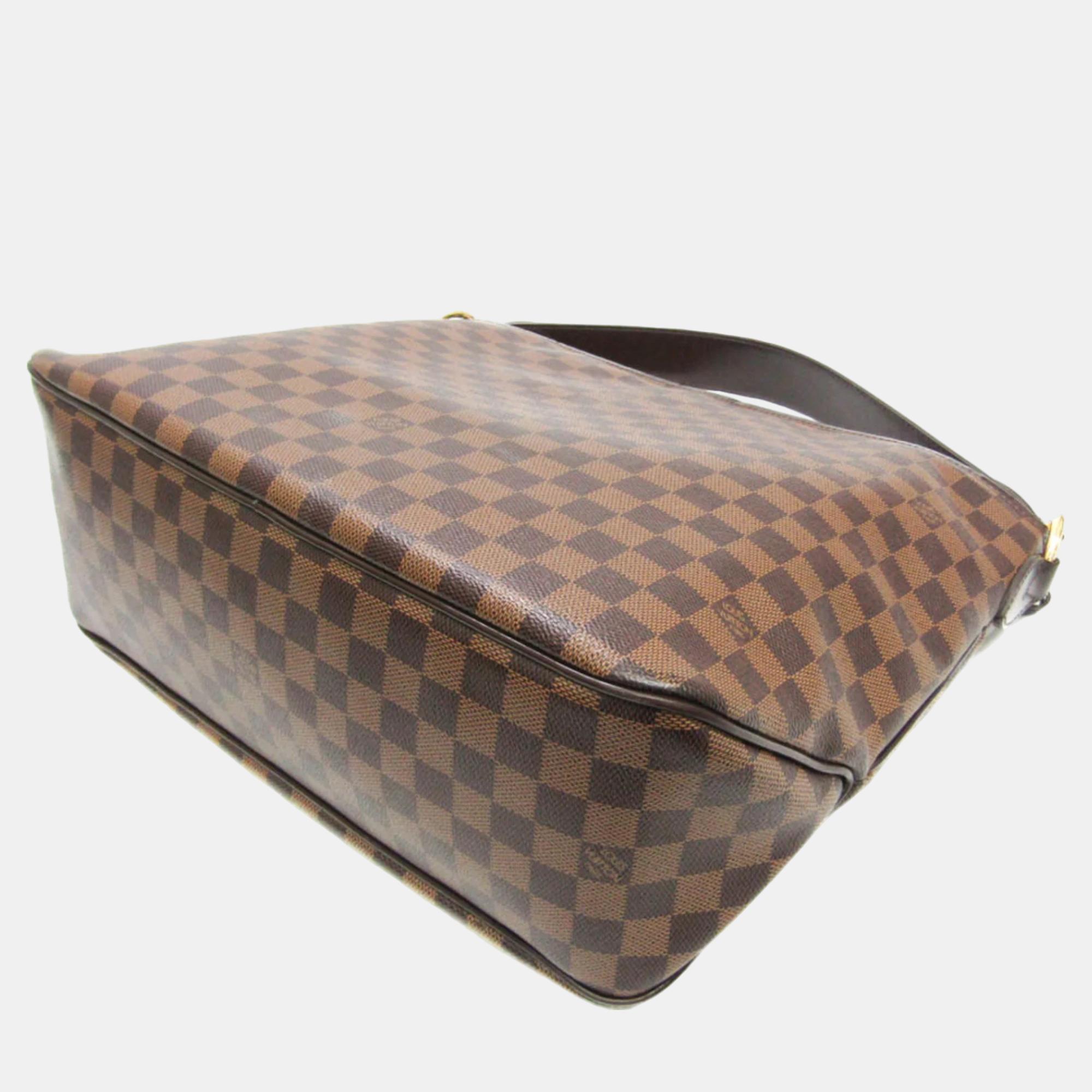 

Louis Vuitton Brown Damier Ebene Delightful MM Shoulder Bag