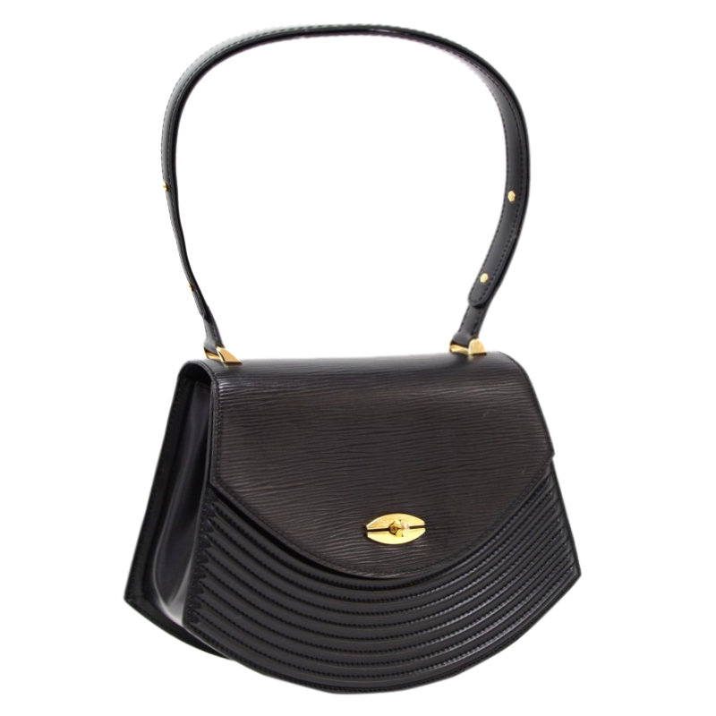 

Louis Vuitton Noir Epi Leather Tilsitt Bag, Black