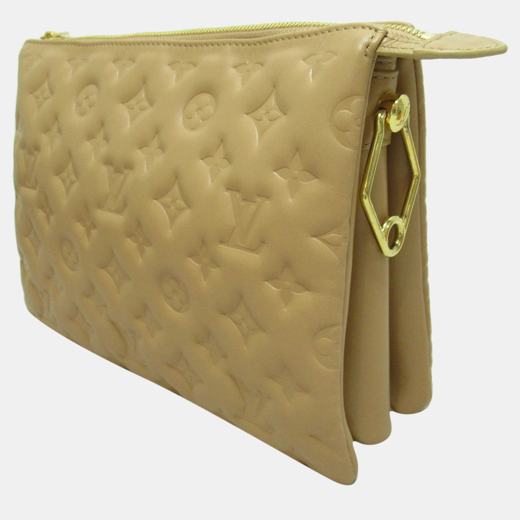 

Louis Vuitton Beige Monogram Empreinte Leather Coussin PM Shoulder Bag