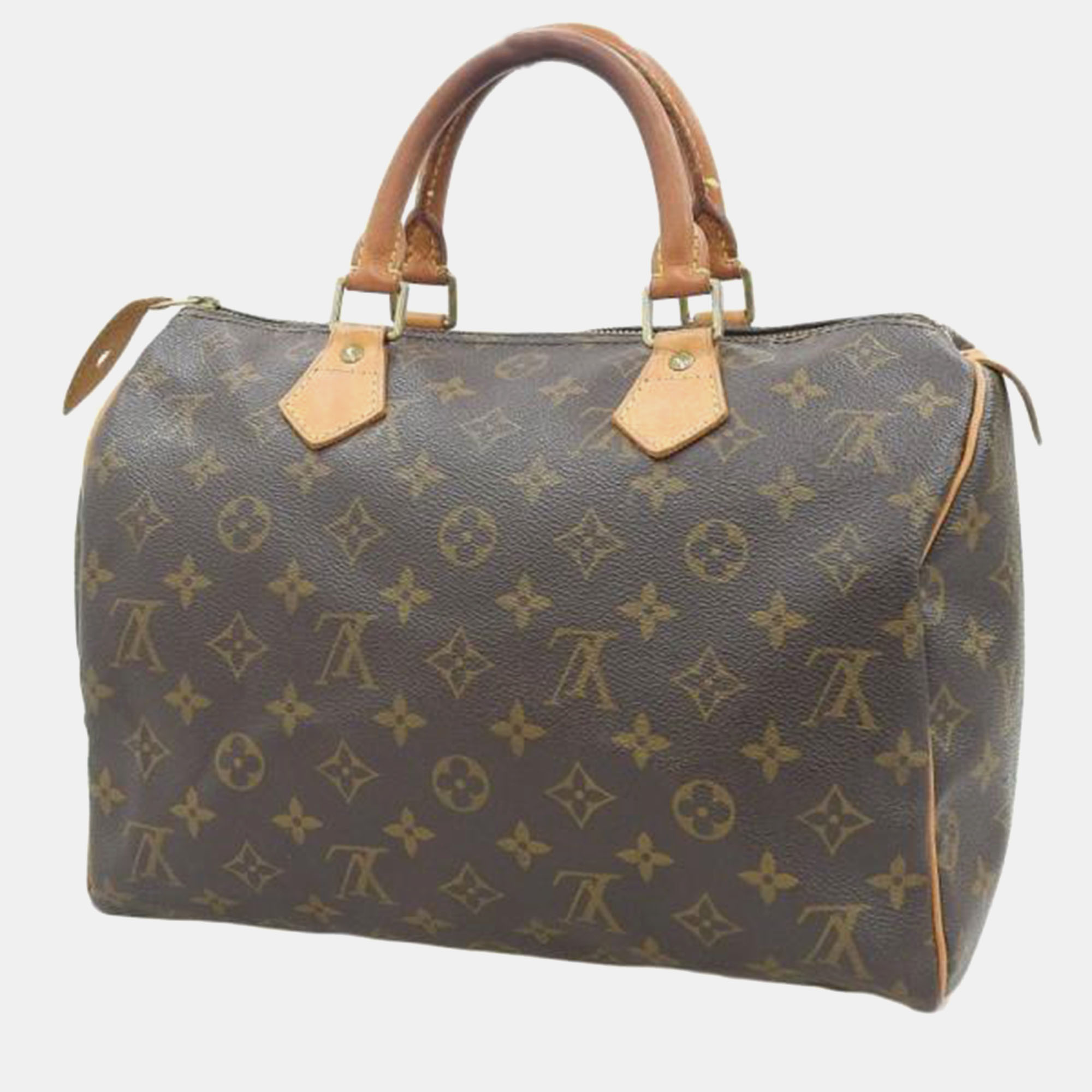 

Louis Vuitton Brown Monogram Canvas Speedy 30 Satchel