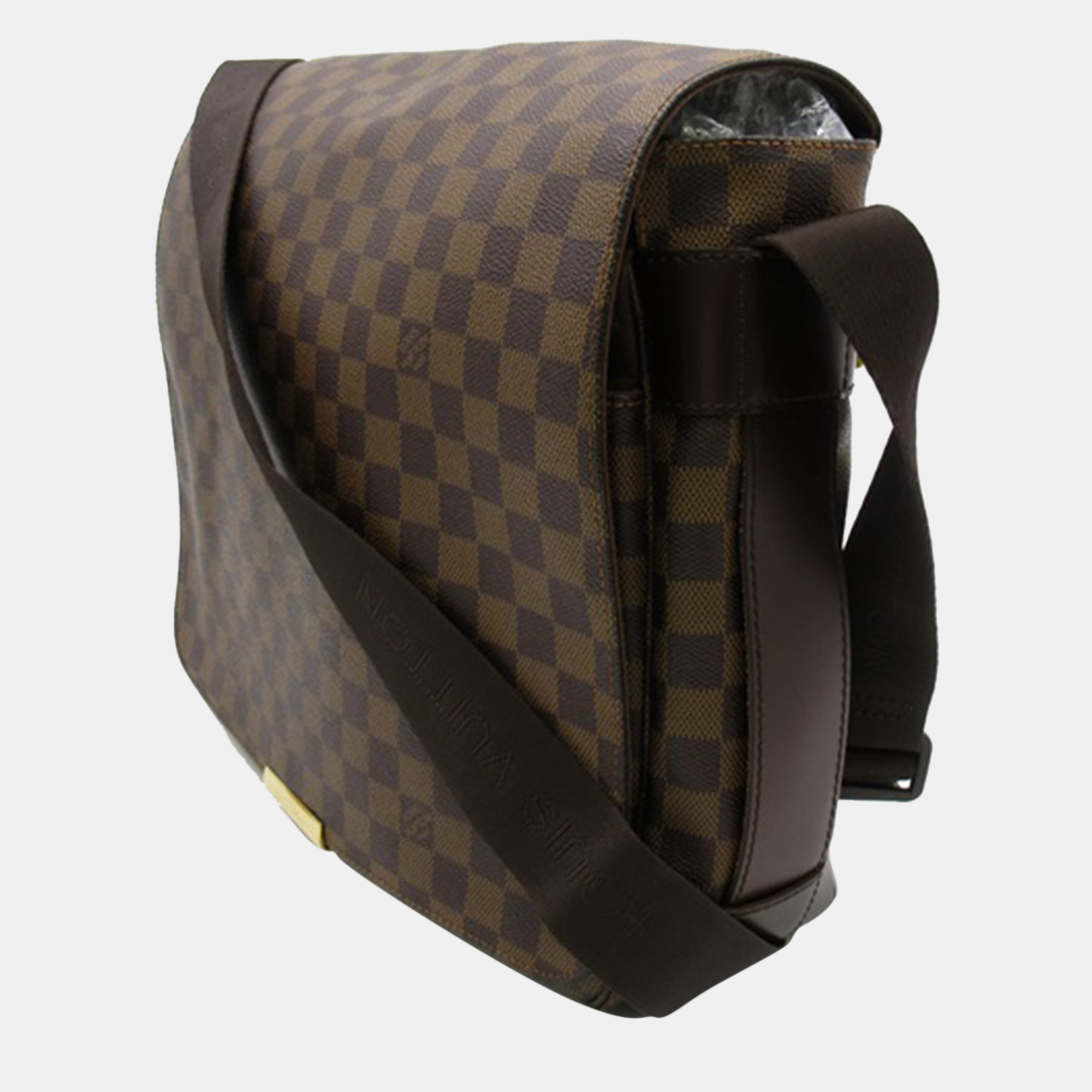 

Louis Vuitton Brown Canvas Damier Ebene Bastille Messenger Bag