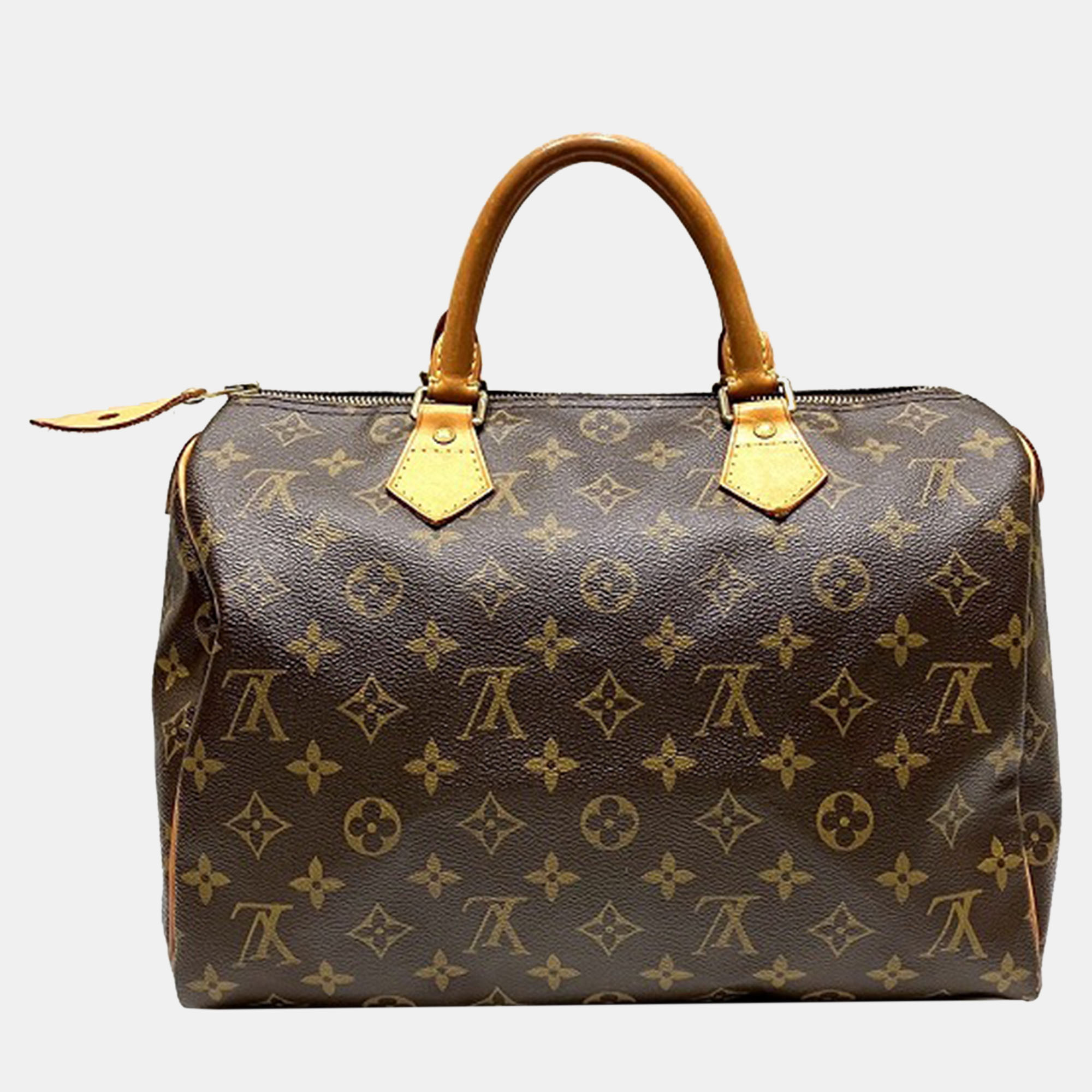 

Louis Vuitton Brown Monogram Canvas Speedy 30 Satchel