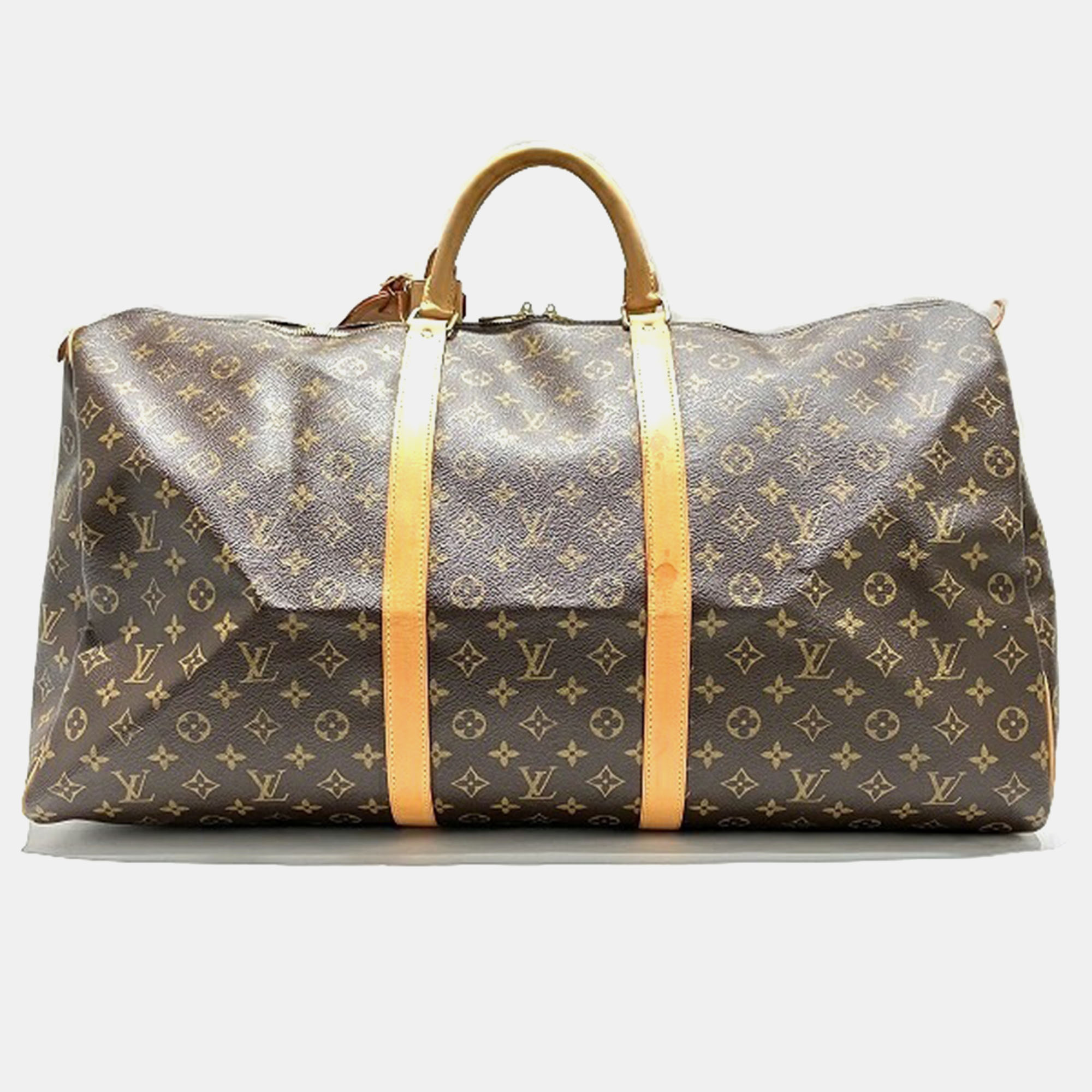 

Louis Vuitton Brown Monogram Canvas Keepall 60 Duffel Bag